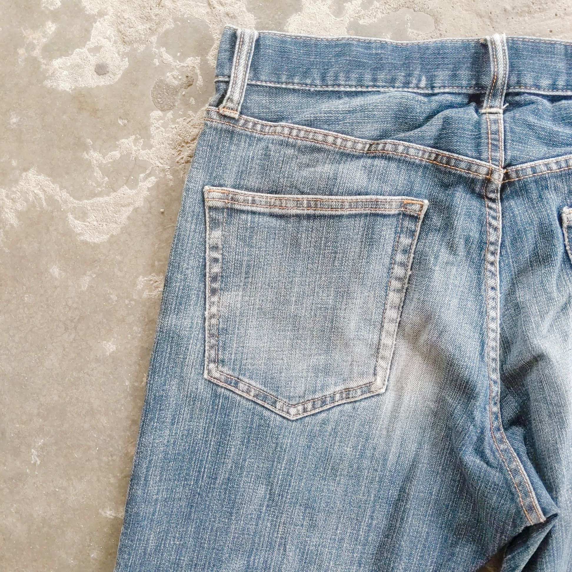 Japanese Brand Vintage Japanese Faded Distressed Denim Jean Pants W30 Size US 30 / EU 46 - 10 Thumbnail