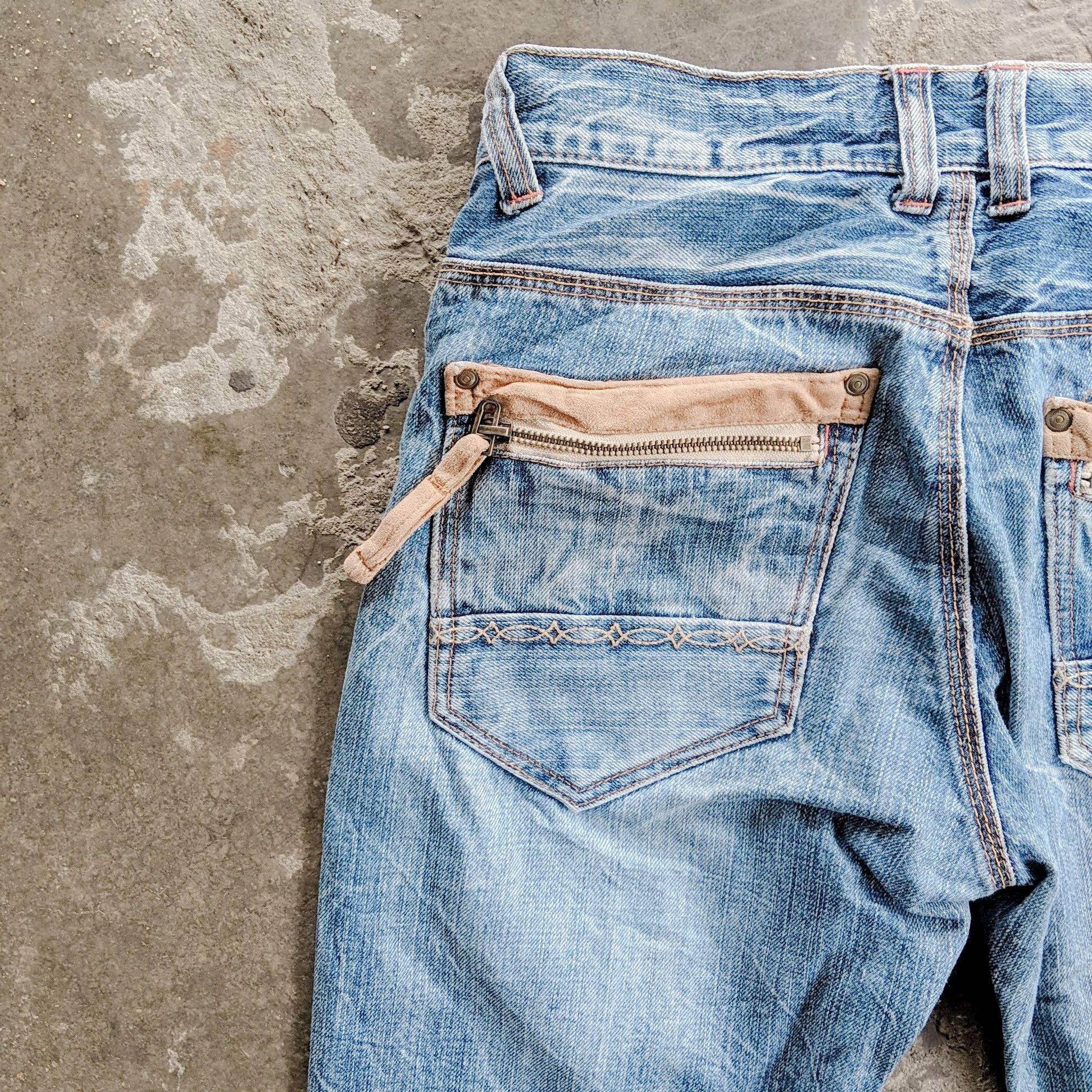 Japanese Brand W30💥Avail Avant Garde Faded Rare Pocket Trousers Denim Pants Size US 30 / EU 46 - 10 Thumbnail