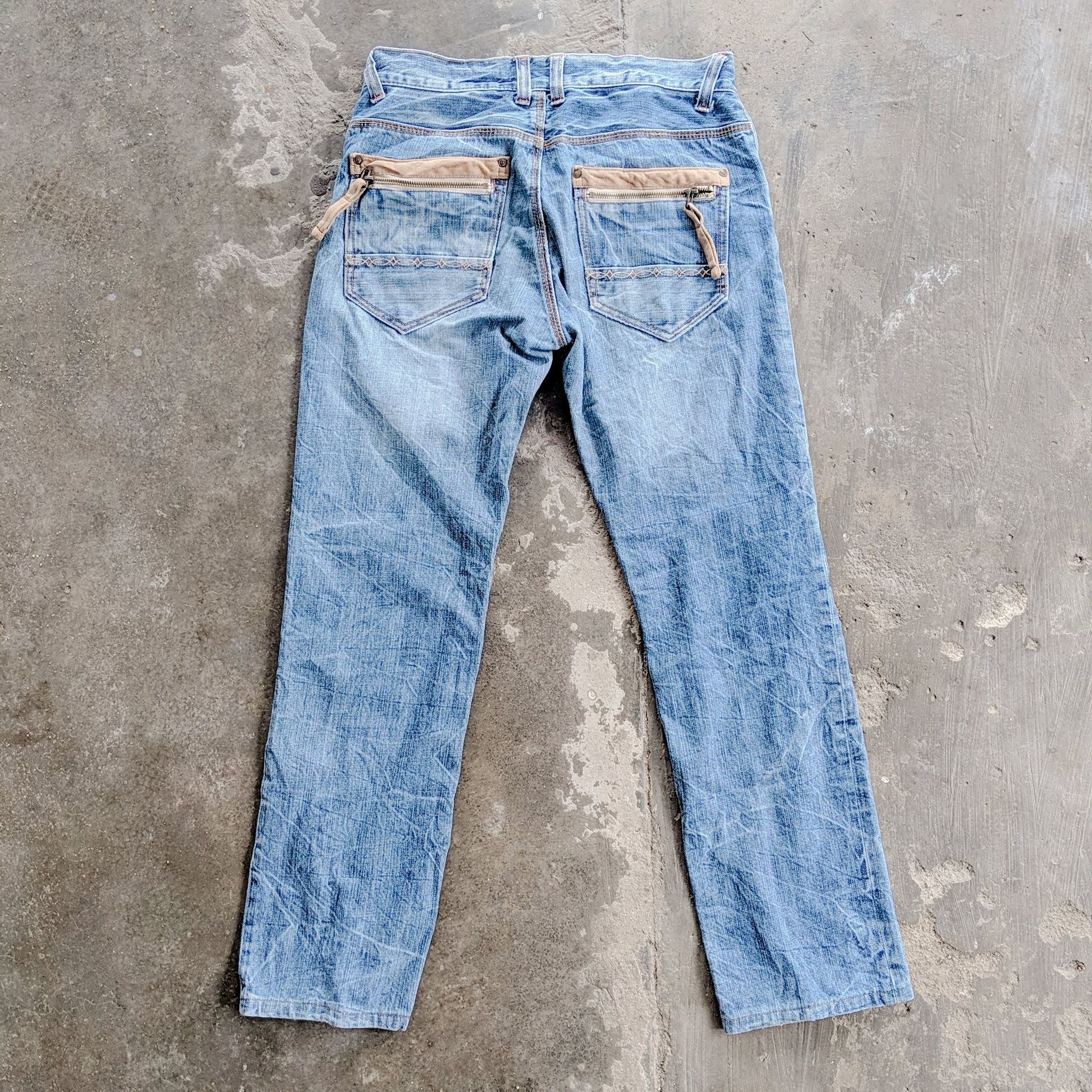 Japanese Brand W30💥Avail Avant Garde Faded Rare Pocket Trousers Denim Pants Size US 30 / EU 46 - 8 Thumbnail