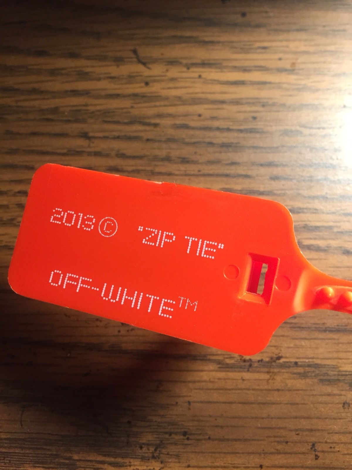 OffWhite Zip Tie Grailed