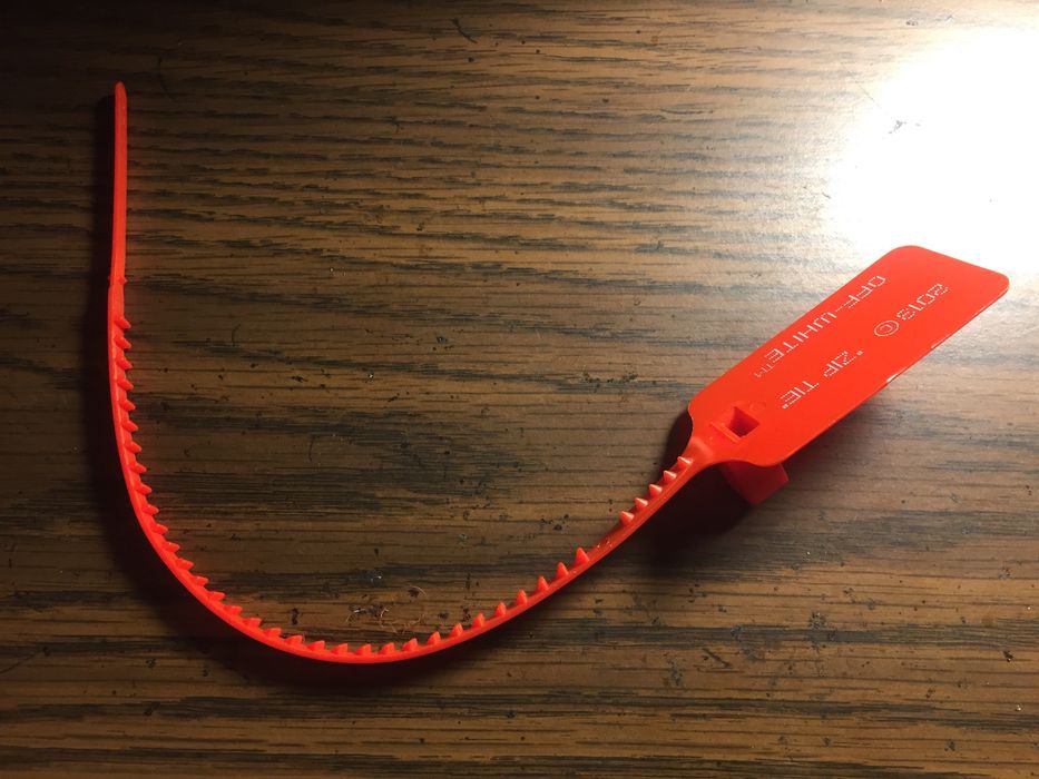 OffWhite Zip Tie Grailed