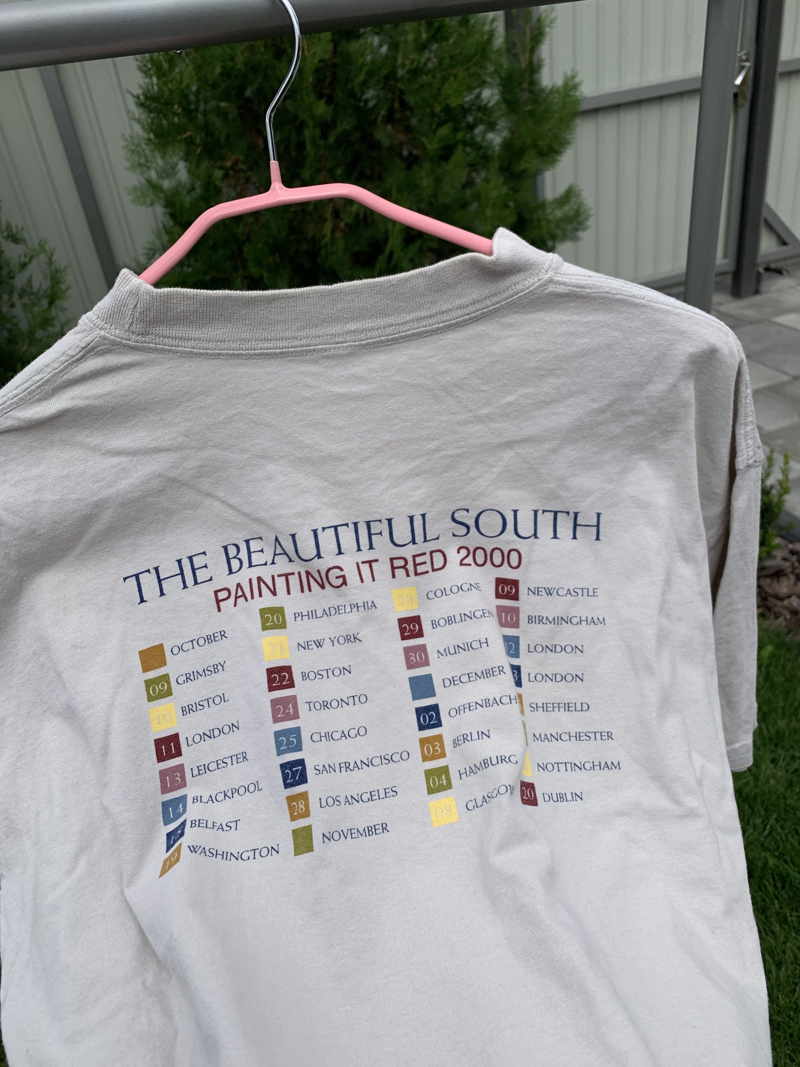 Band Tees Vintage The Beautiful South 2000 tour tee Size US L / EU 52-54 / 3 - 11 Thumbnail