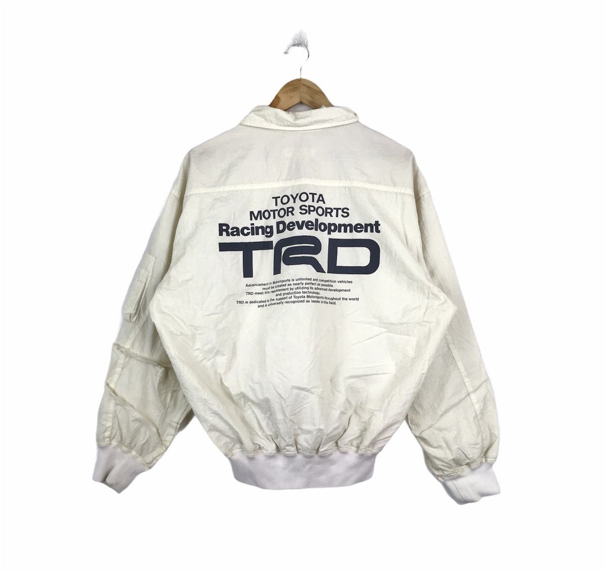 Vintage Vintage Toyota Racing Development TRD Light Bomber Jacket Size US L / EU 52-54 / 3 - 1 Thumbnail