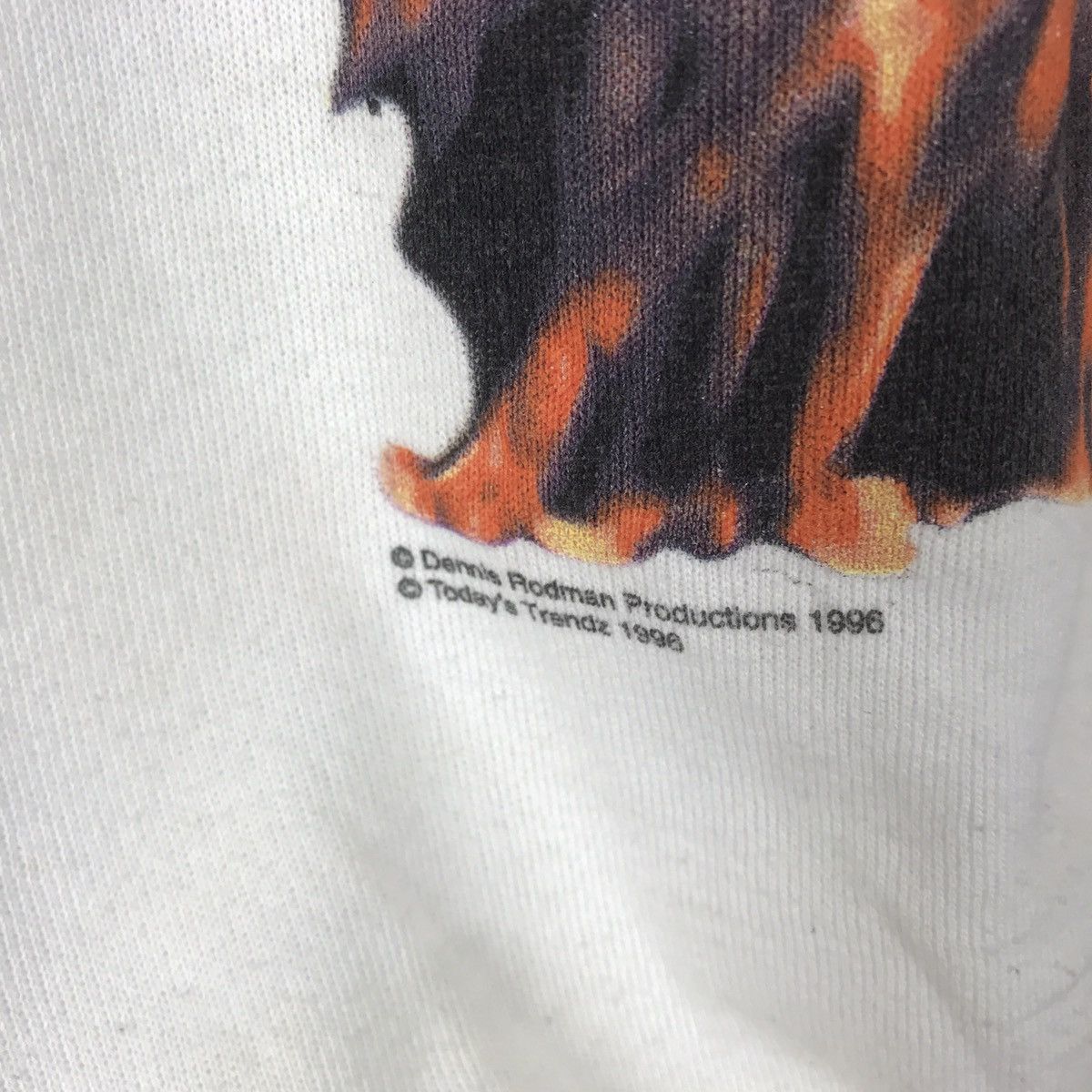 NBA Deadstock With Tag Vintage 1996 Nba Dennis Rodman Sweatshirt Size US L / EU 52-54 / 3 - 7 Thumbnail