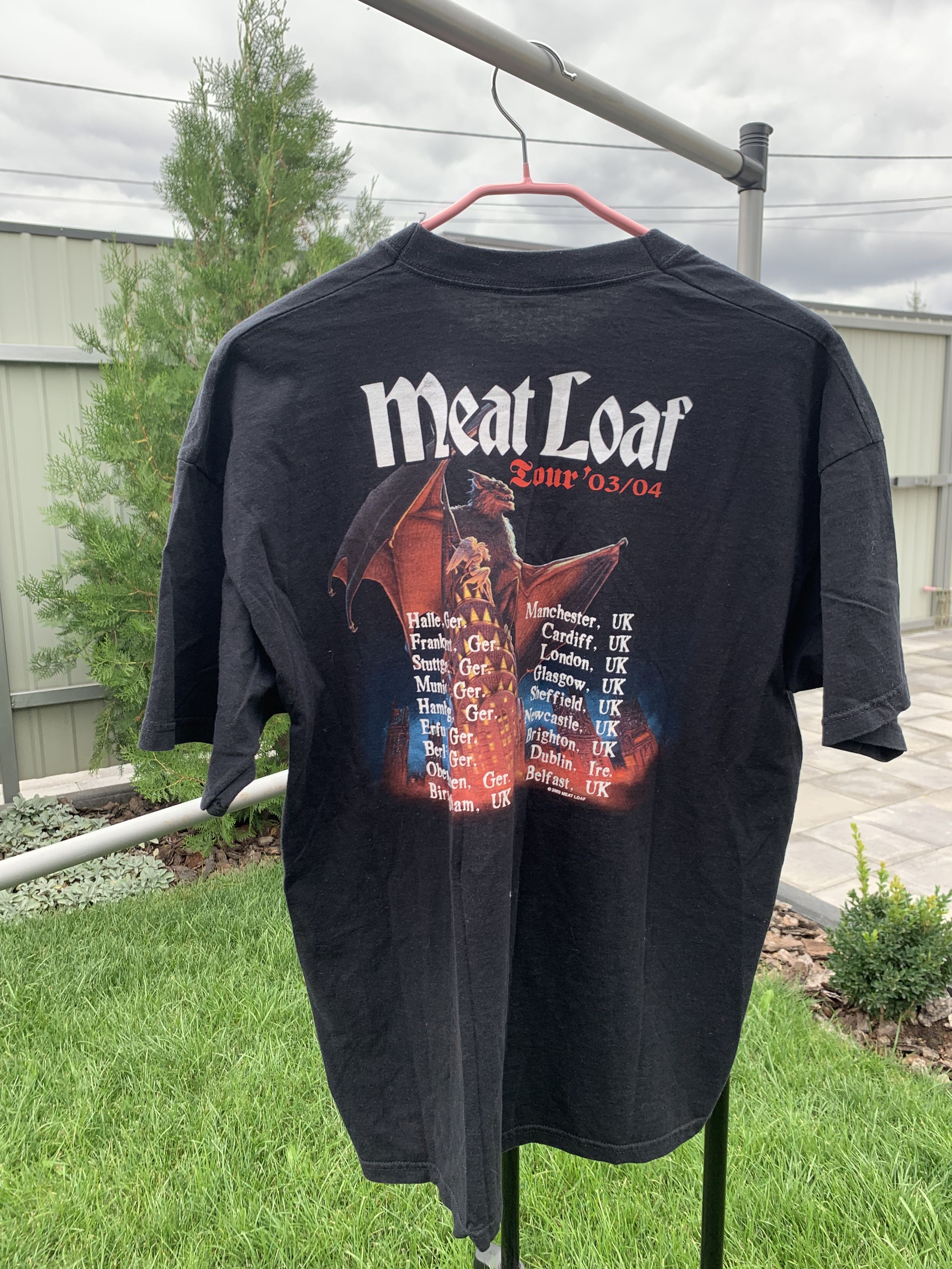 Band Tees Vintage 2003 Meat Loaf tour tee Size US XL / EU 56 / 4 - 2 Thumbnail