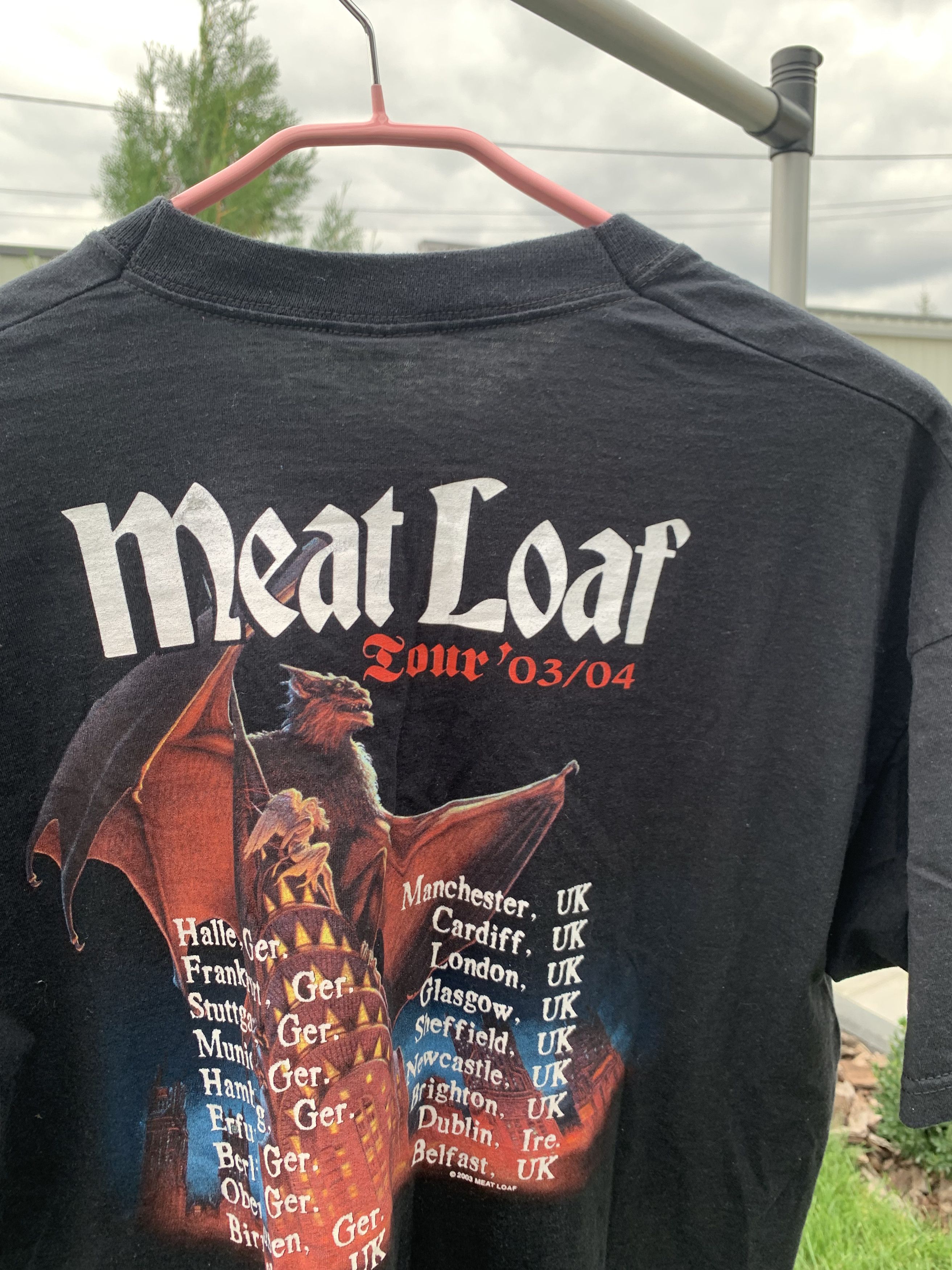 Band Tees Vintage 2003 Meat Loaf tour tee Size US XL / EU 56 / 4 - 8 Thumbnail