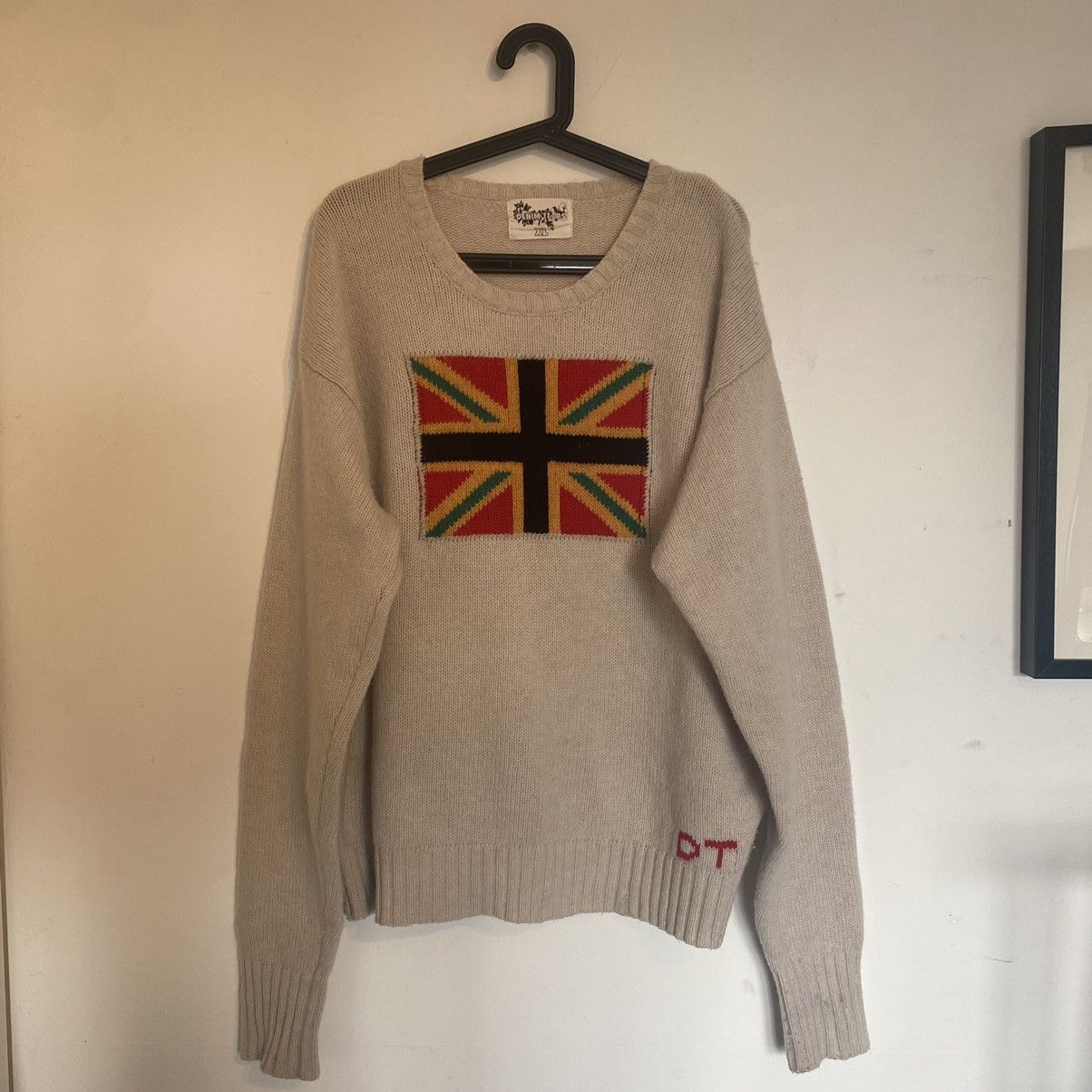 DENIM TEARS Denim Tears Windrush Union Jack Knit Sweater | Grailed