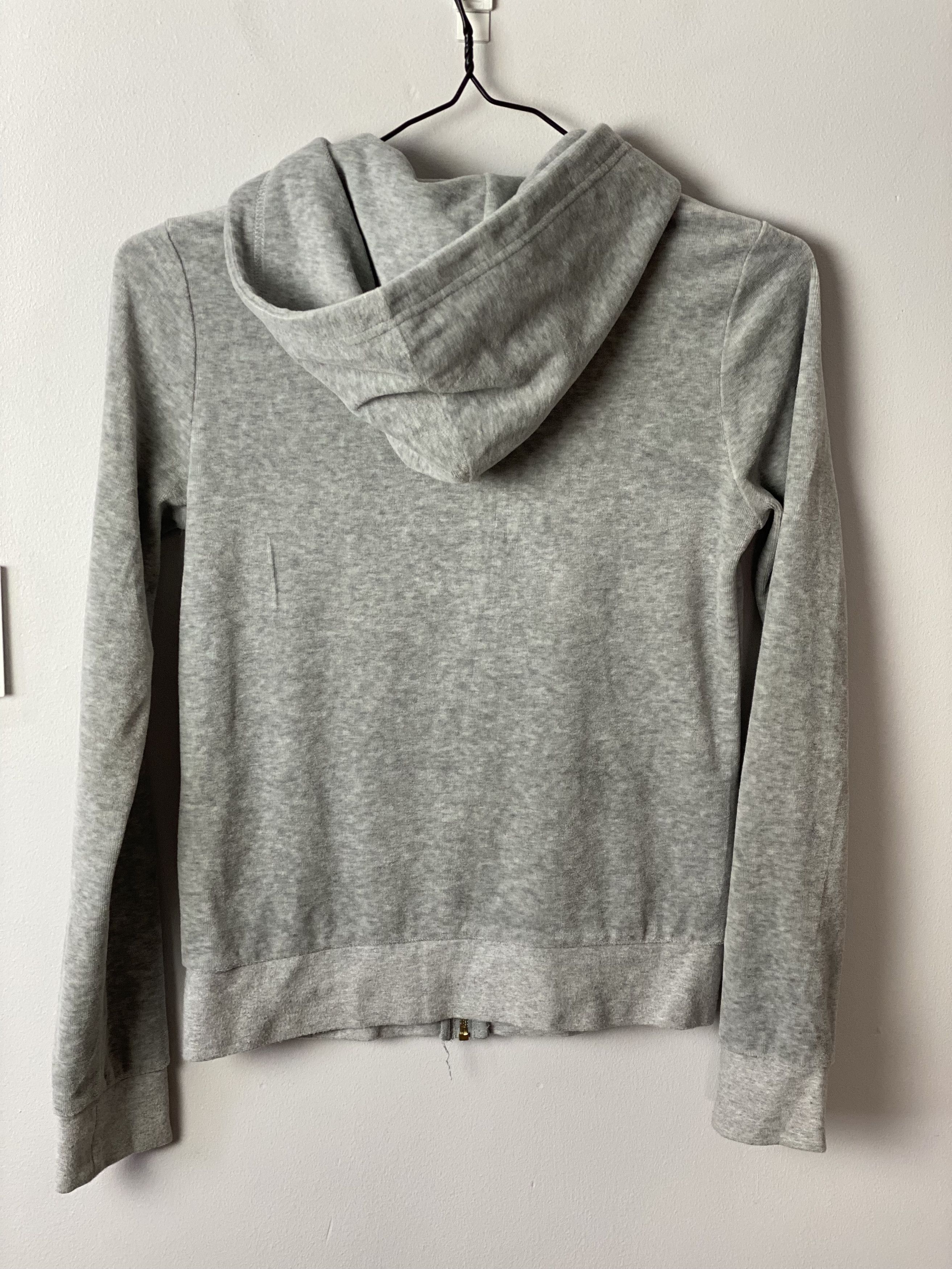 Juicy Couture Juicy Couture vintage velvet hoodie zip-up Size S / US 4 / IT 40 - 6 Thumbnail