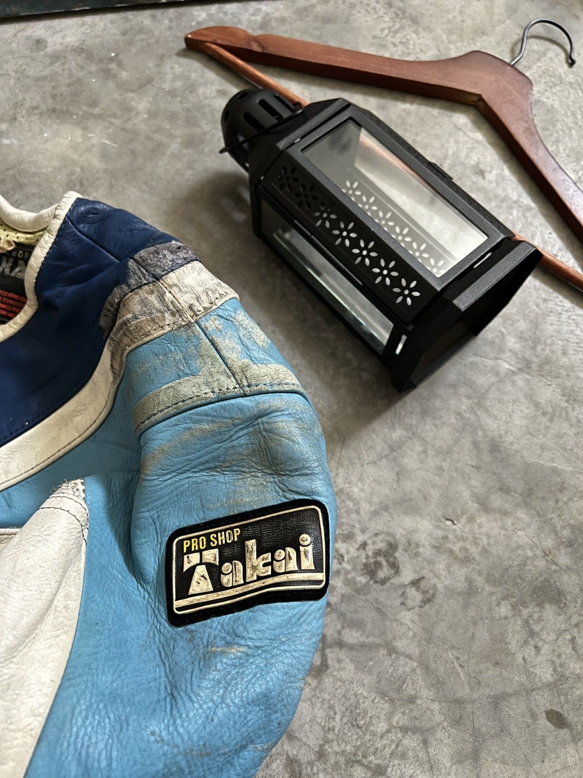 Leather 🔥 VTG 🔥 Japanese Takai Racing Leather Overall With Guard Size US 29 - 14 Thumbnail