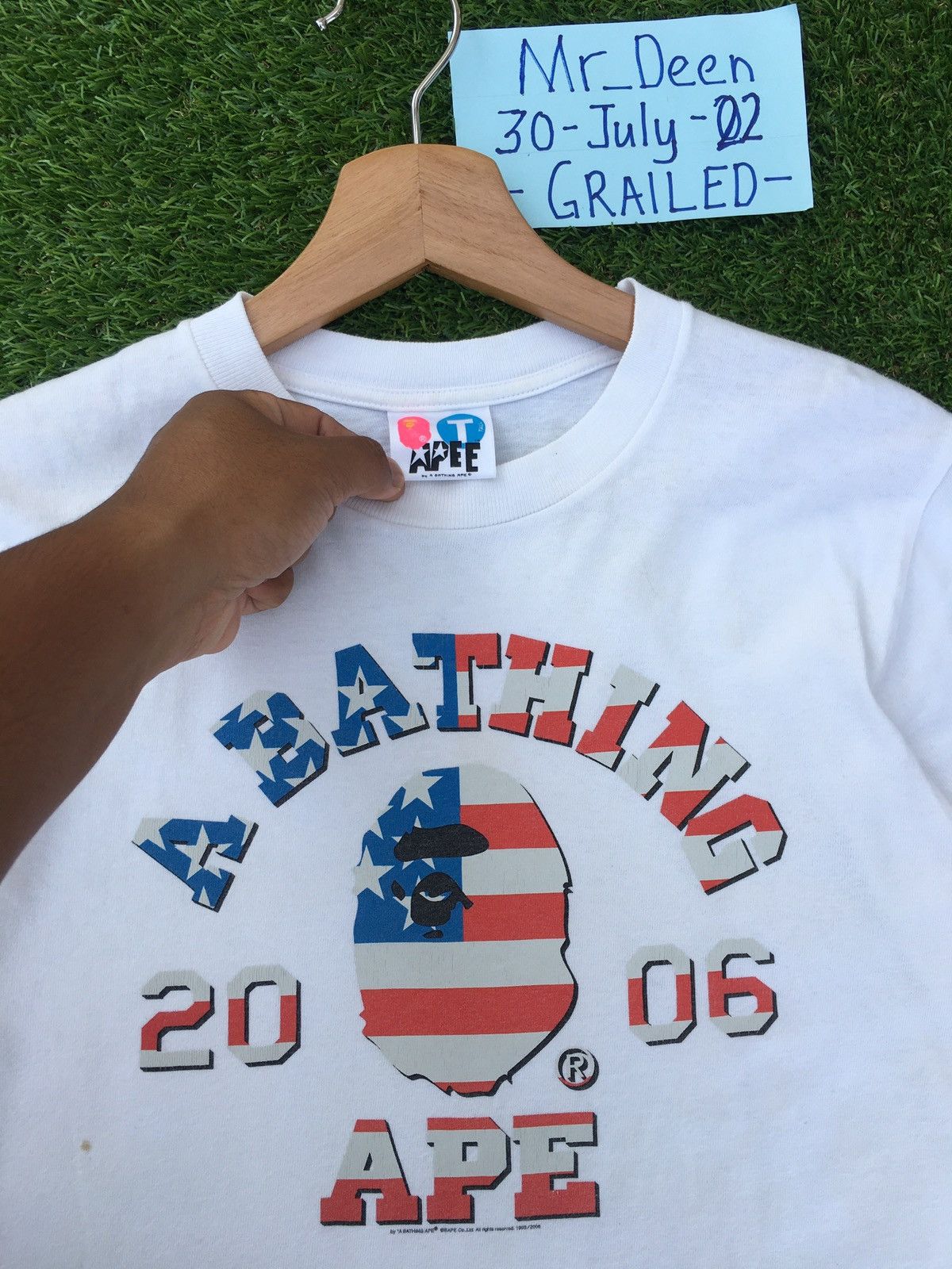 Bape 2006 World Cup USA Tee Size XS / US 0-2 / IT 36-38 - 8 Thumbnail