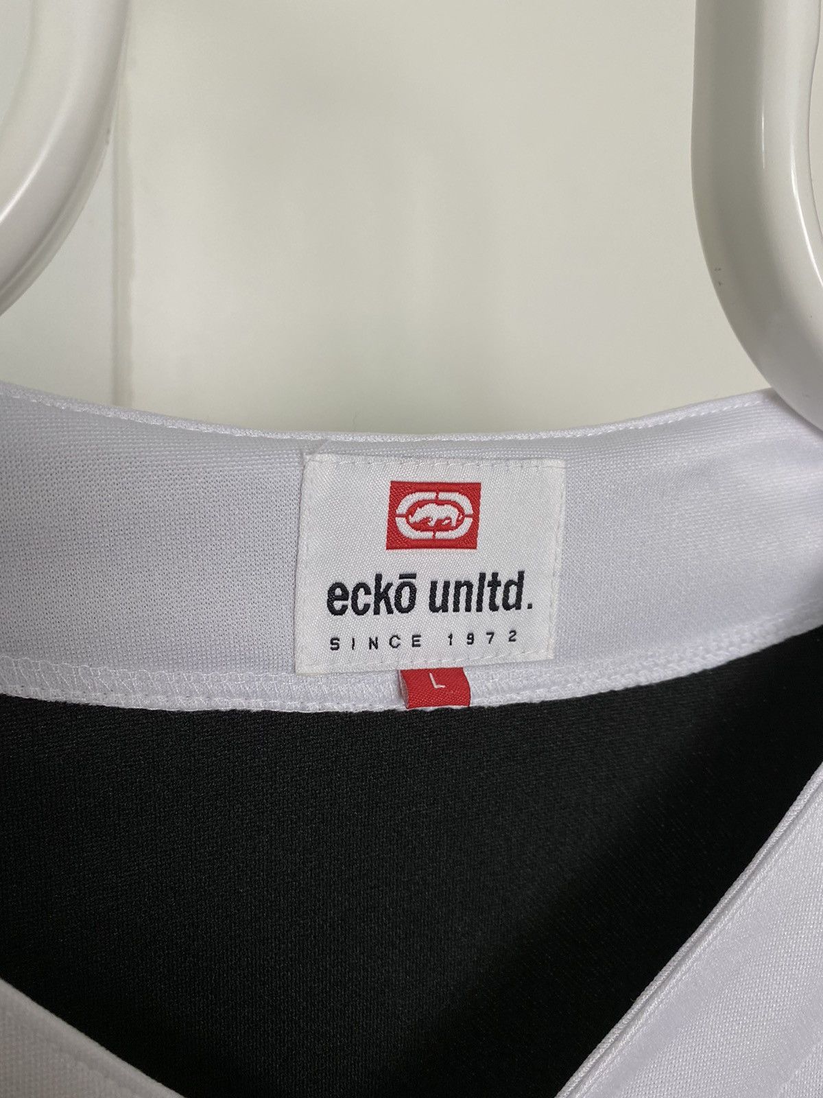 Ecko Unltd. 90s Ecko Unltd vintage black Jersey long sleeve Size US L / EU 52-54 / 3 - 4 Thumbnail