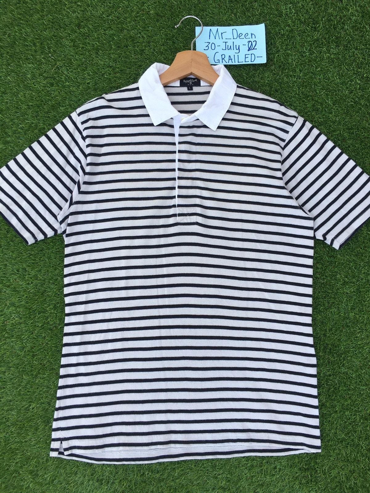 Margaret Howell Vintage Margaret Howell Stripes Polo Shirt Size US M / EU 48-50 / 2 - 3 Thumbnail