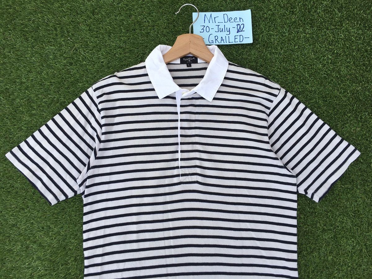 Margaret Howell Vintage Margaret Howell Stripes Polo Shirt Size US M / EU 48-50 / 2 - 6 Thumbnail