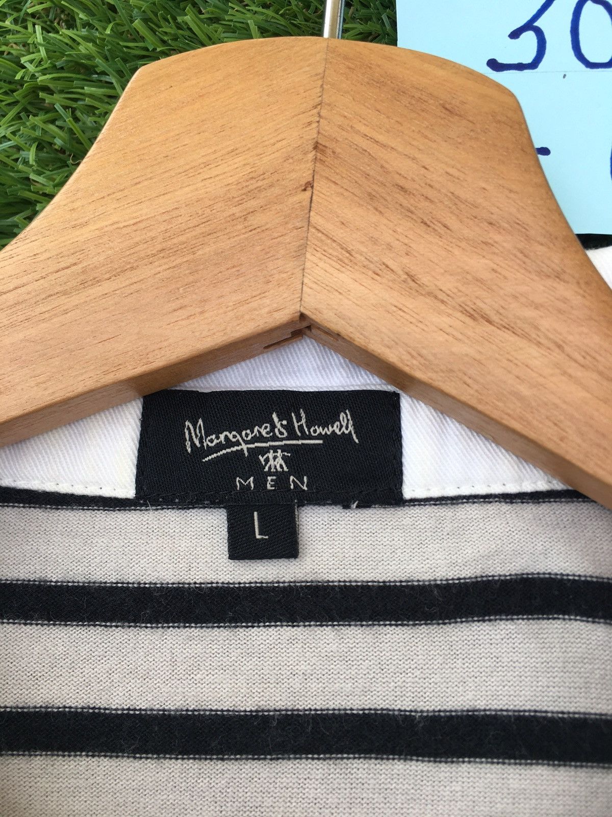 Margaret Howell Vintage Margaret Howell Stripes Polo Shirt Size US M / EU 48-50 / 2 - 7 Thumbnail