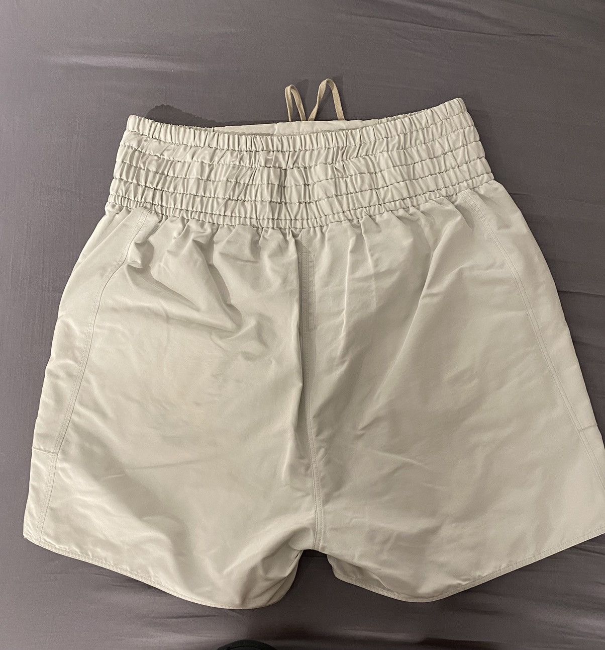 Rick Owens RICK OWENS BABEL SS19 OYSTER BOXING SHORTS Size US 40 / EU 56 - 2 Thumbnail
