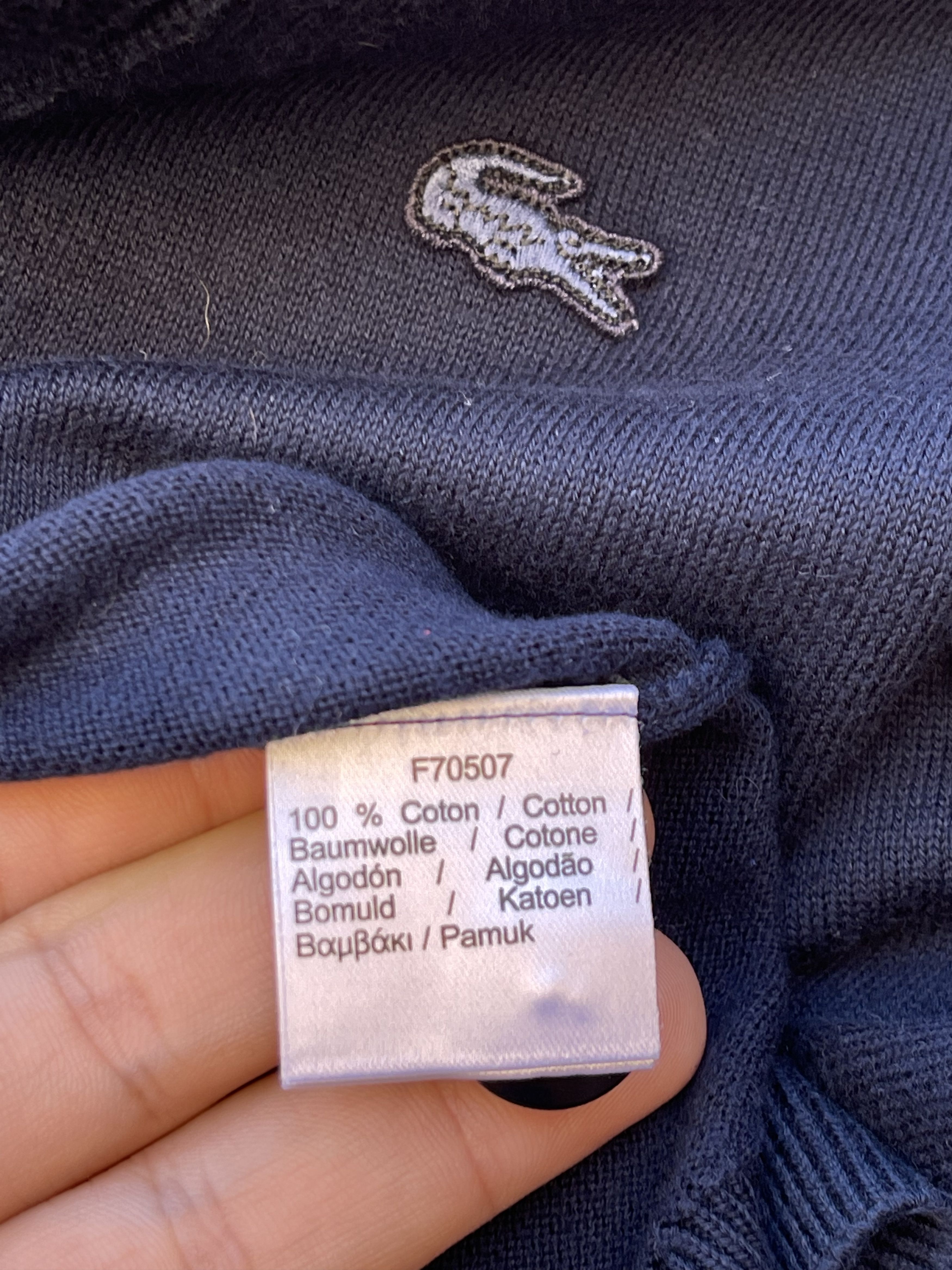 Lacoste 🔥 M size cardigan sweater Lacoste size M Size US M / EU 48-50 / 2 - 5 Thumbnail