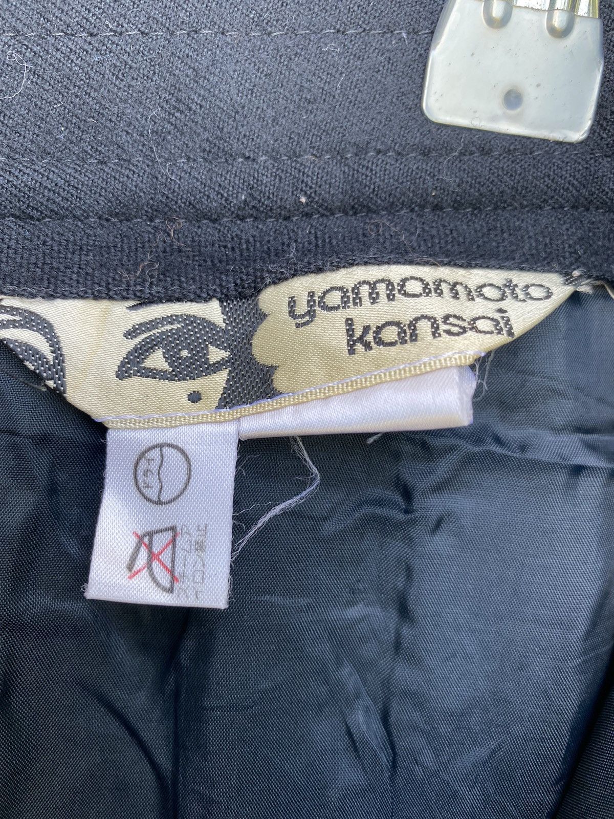 Kansai Yamamoto YAMAMOTO KANSAI MINI SKIRT BLACK SEDITIONARIES Size 22" - 4 Thumbnail