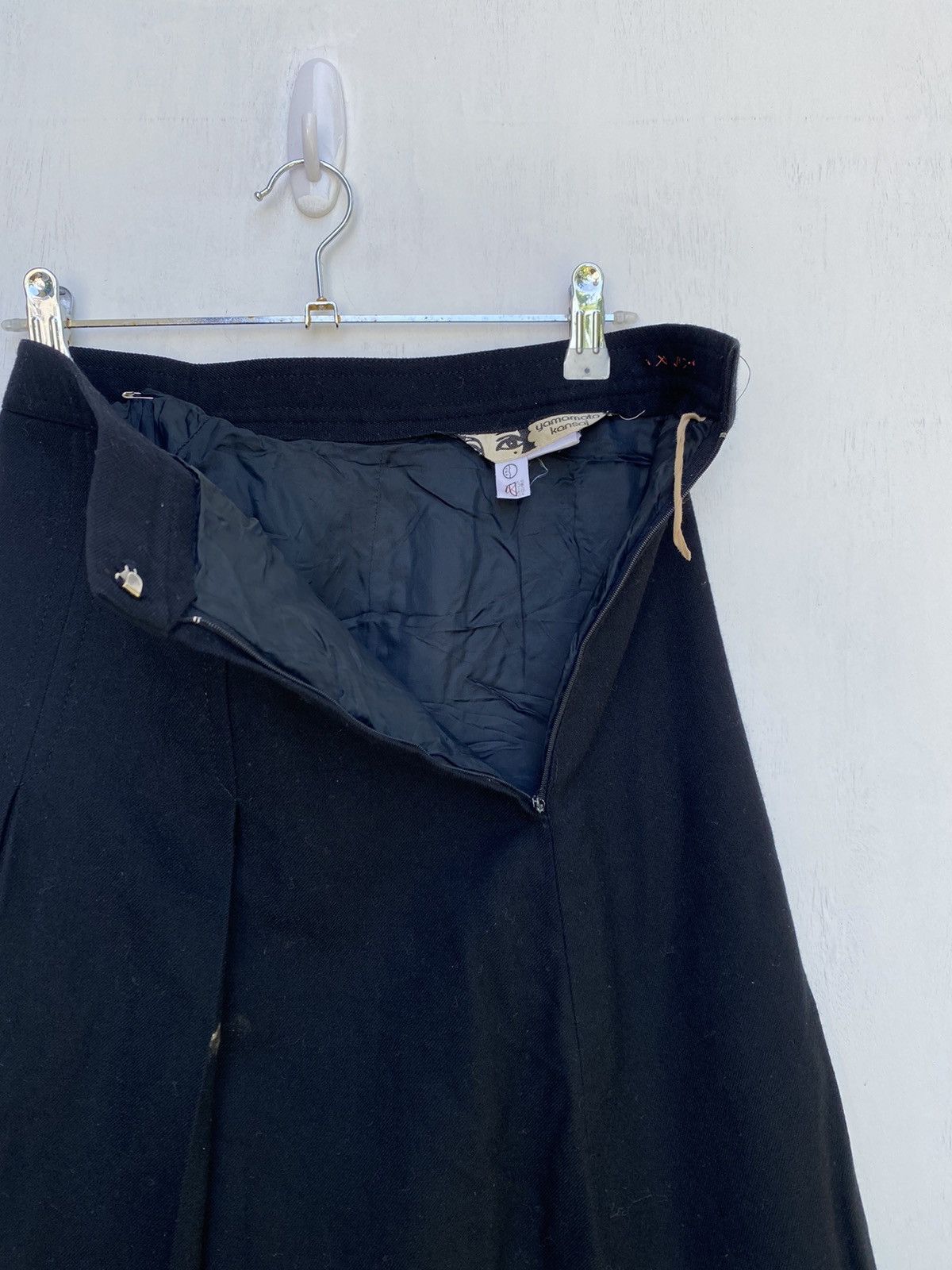 Kansai Yamamoto YAMAMOTO KANSAI MINI SKIRT BLACK SEDITIONARIES Size 22" - 3 Thumbnail