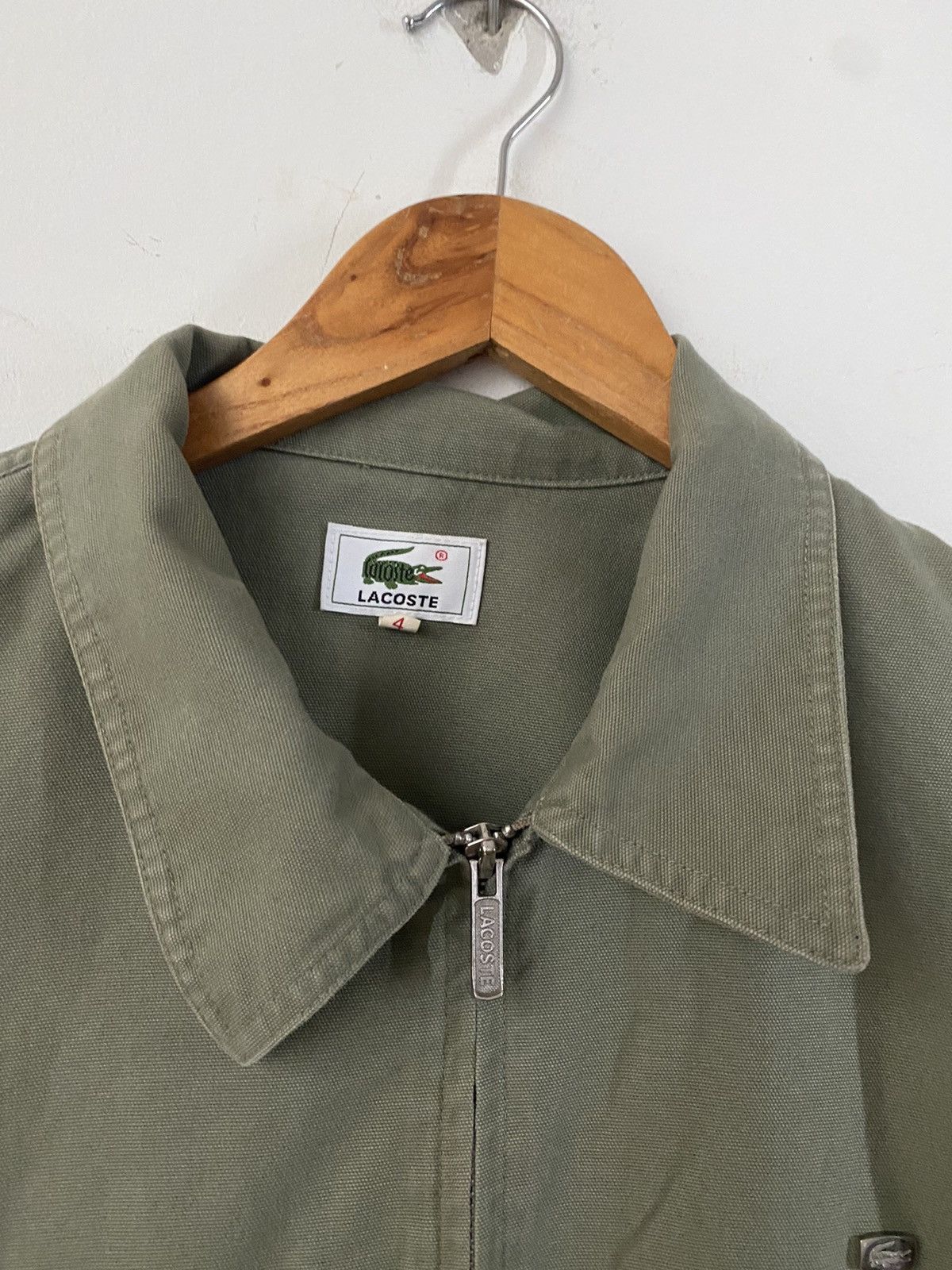 Lacoste 💥best offer💥Lacoste Vintage Jacket silver Button Size US L / EU 52-54 / 3 - 4 Thumbnail
