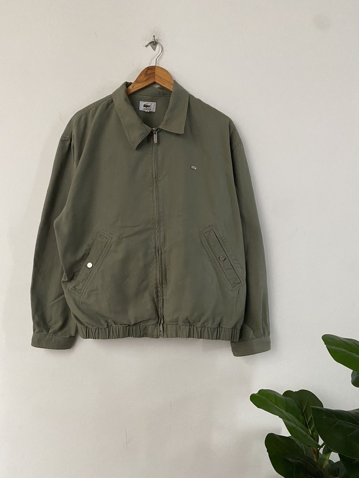 Lacoste 💥best offer💥Lacoste Vintage Jacket silver Button Size US L / EU 52-54 / 3 - 1 Thumbnail
