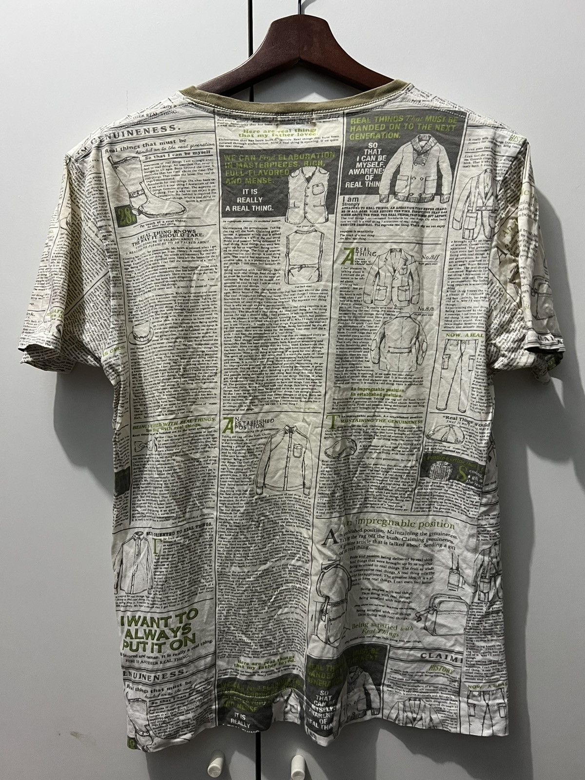 Takeo Kikuchi Takeo Kikuchi Avant Garde Printed Tee Size US S / EU 44-46 / 1 - 2 Thumbnail