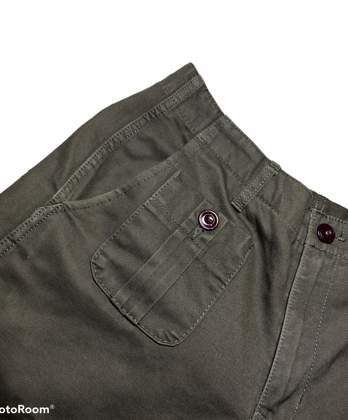 Japanese Brand CNCV CONCAVE ATTEMPT GREEN ARMY TROUSER PANT Size US 32 / EU 48 - 3 Thumbnail