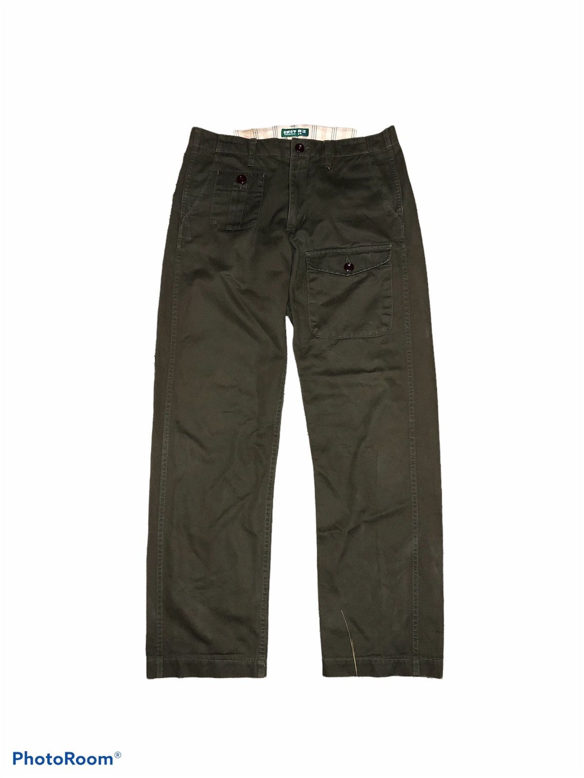 Japanese Brand CNCV CONCAVE ATTEMPT GREEN ARMY TROUSER PANT Size US 32 / EU 48 - 1 Thumbnail