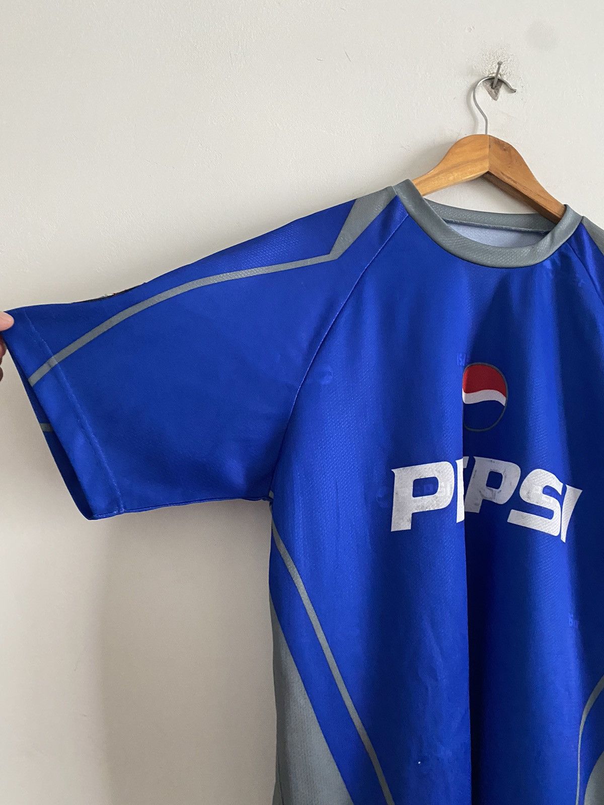 Pepsi × Vintage Vintage 90s Pepsi player sign Jersey hiphop design Size US L / EU 52-54 / 3 - 4 Thumbnail
