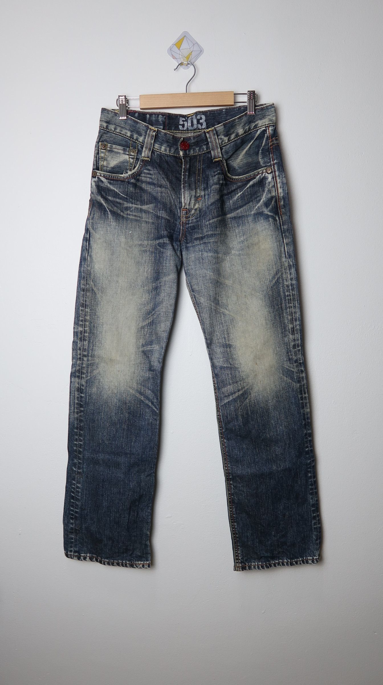 Edwin Edwin 503 Blue Trip Mud Max Jeans Size US 30 / EU 46 - 2 Thumbnail