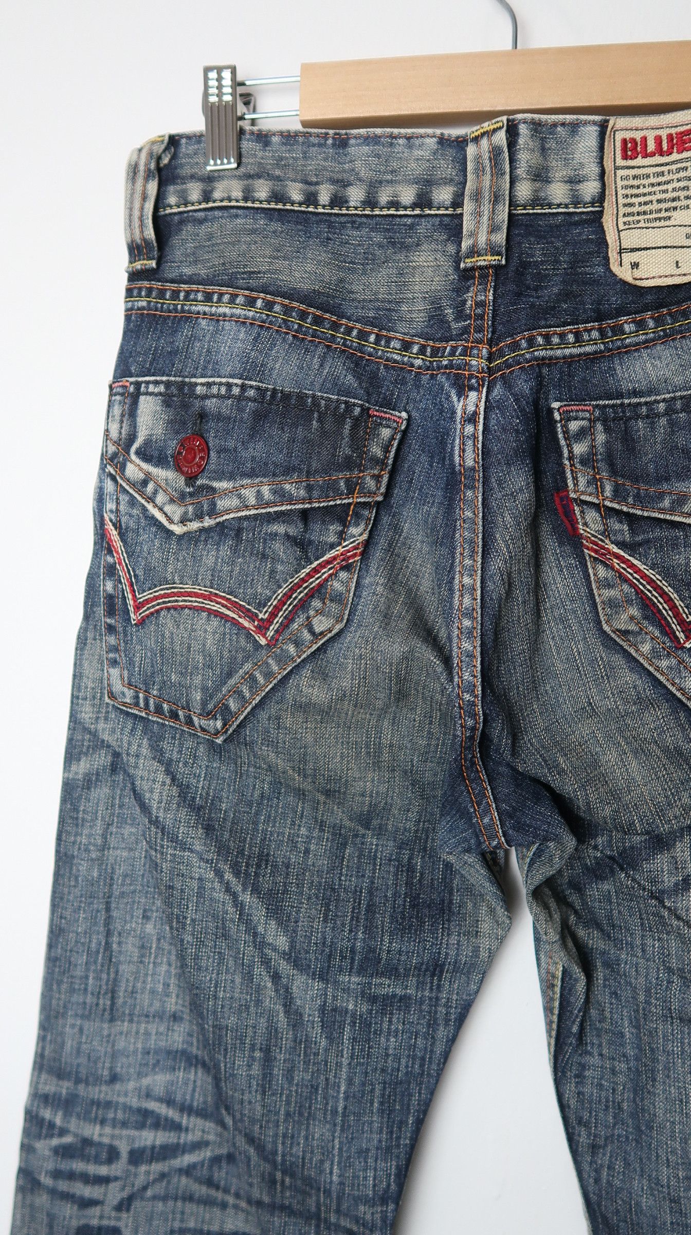 Edwin Edwin 503 Blue Trip Mud Max Jeans Size US 30 / EU 46 - 16 Thumbnail