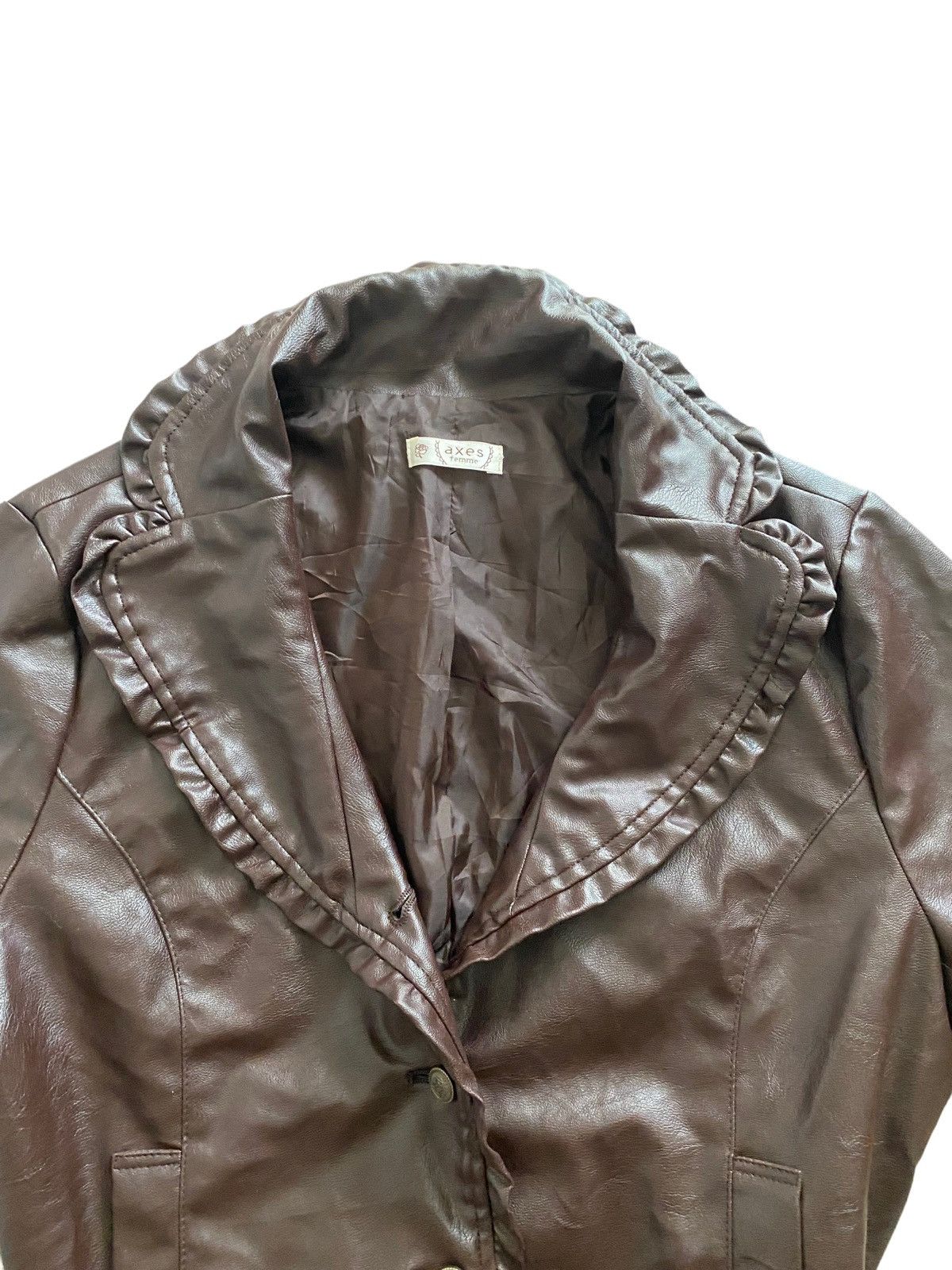 Japanese Brand × Seditionaries Axes Femme Leather PVC Jacket design rare Size US M / EU 48-50 / 2 - 11 Thumbnail