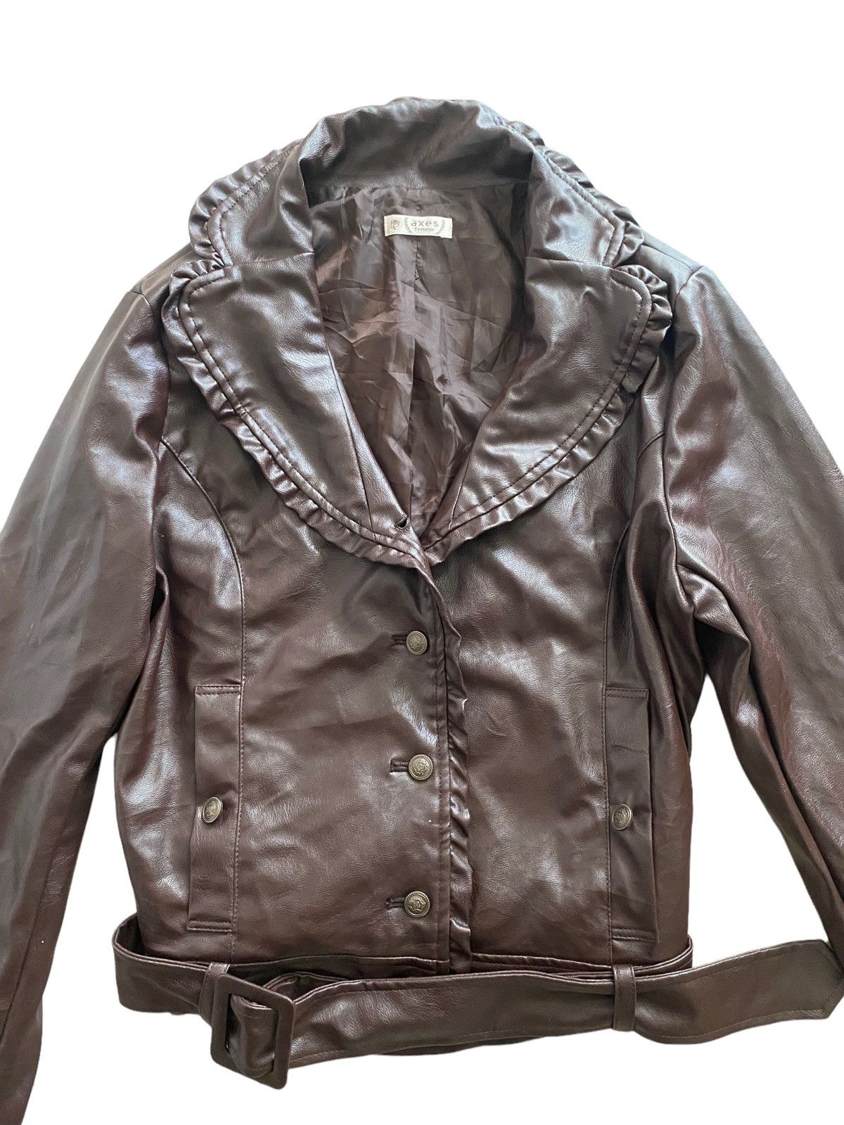 Japanese Brand × Seditionaries Axes Femme Leather PVC Jacket design rare Size US M / EU 48-50 / 2 - 7 Thumbnail