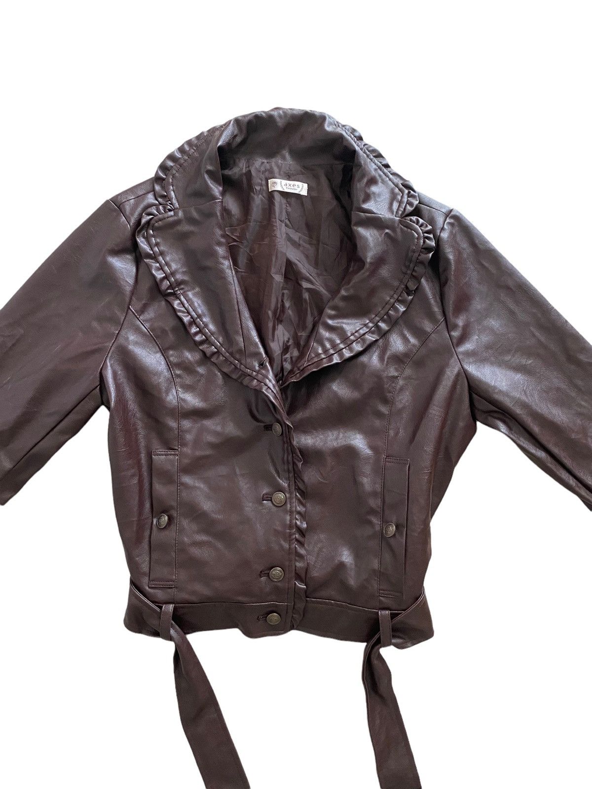 Japanese Brand × Seditionaries Axes Femme Leather PVC Jacket design rare Size US M / EU 48-50 / 2 - 16 Thumbnail