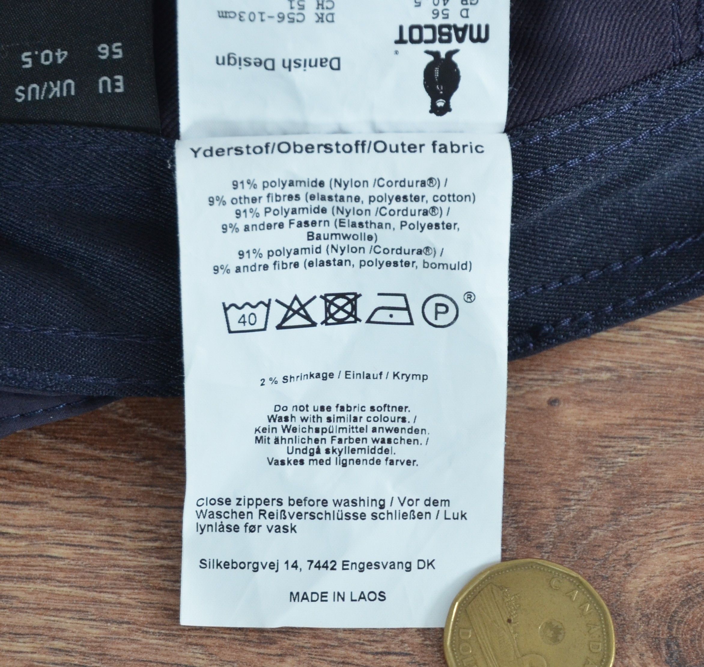 Other Mascot Our Way Stretch Men's Pants Size XL(56) Work Wear Size US 40 / EU 56 - 11 Thumbnail