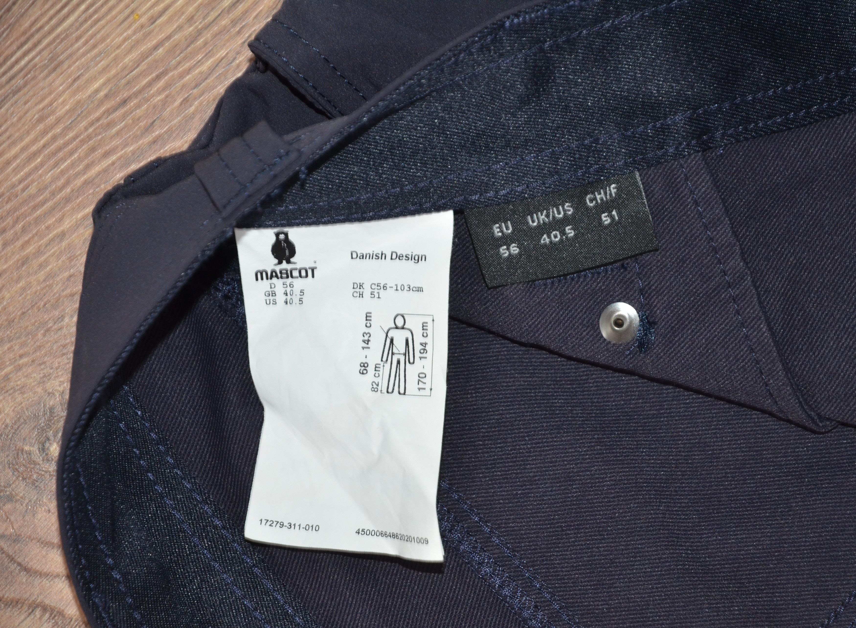 Other Mascot Our Way Stretch Men's Pants Size XL(56) Work Wear Size US 40 / EU 56 - 24 Thumbnail