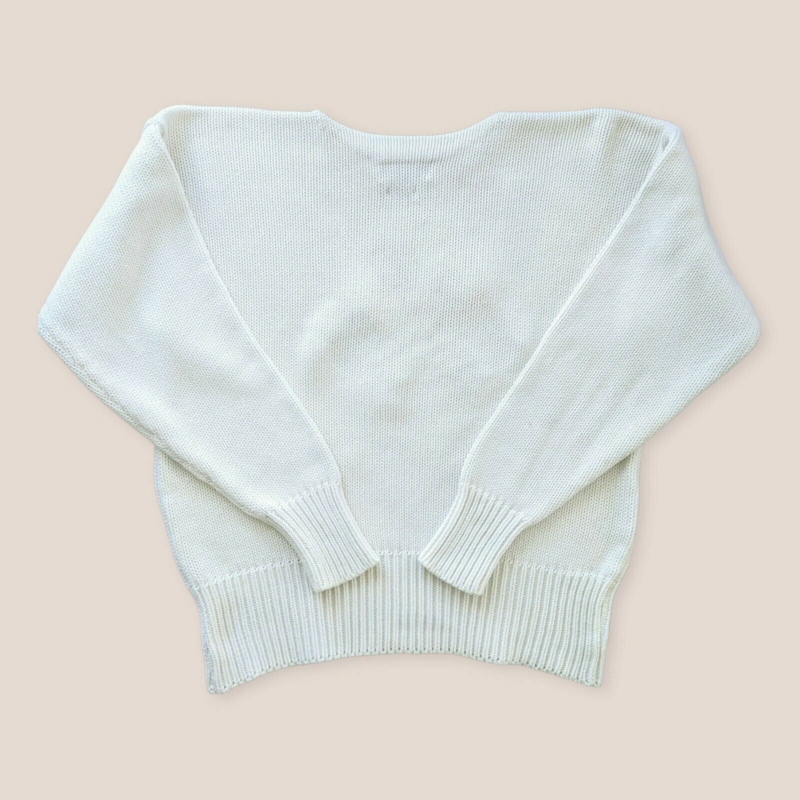 Polo Ralph Lauren Vintage Polo Ralph Lauren Cross Flags Cotton Sweater MED Size US M / EU 48-50 / 2 - 3 Thumbnail
