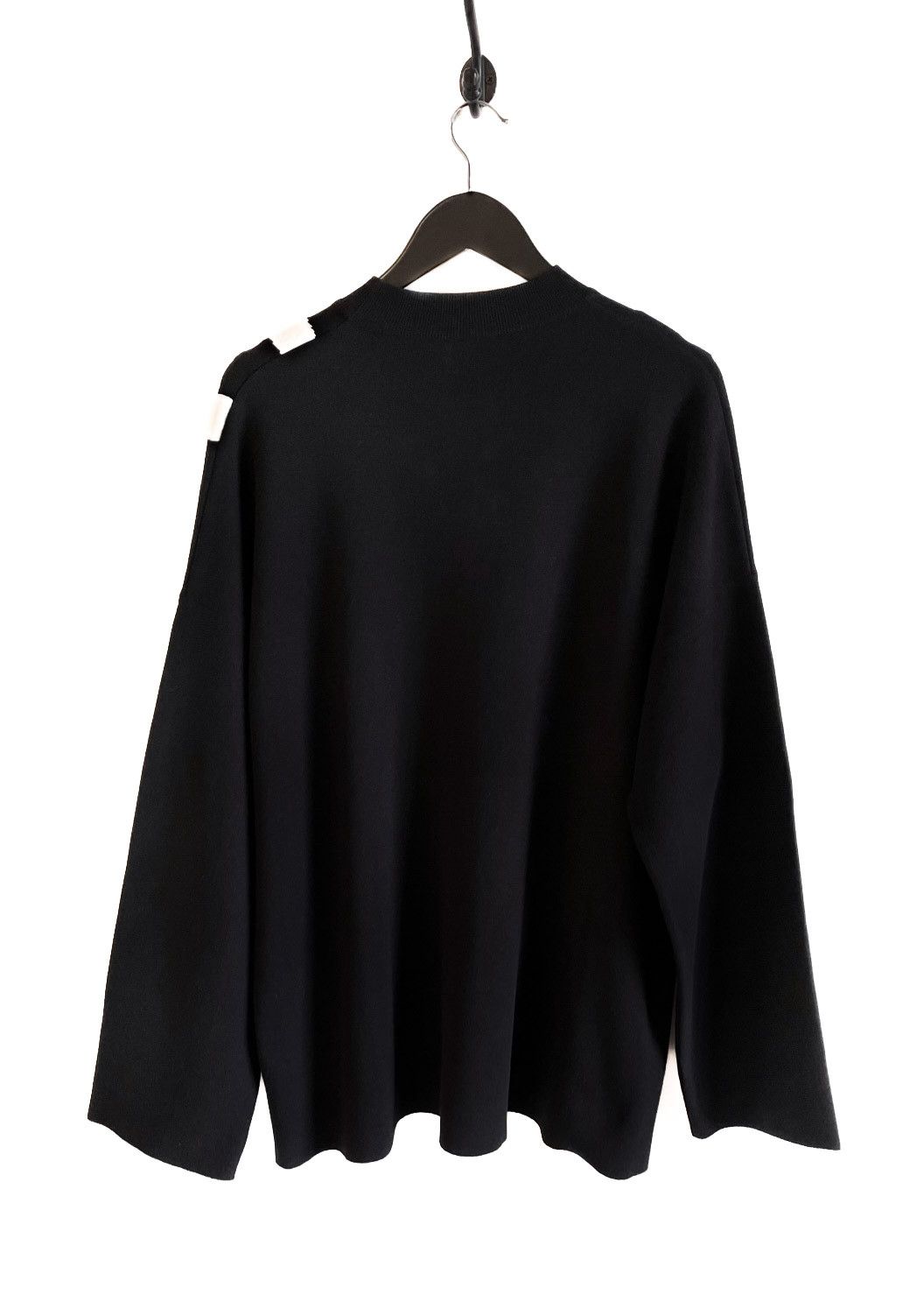Chloe Chloé Black Wool Mockneck Oversized Sweater Size S / US 4 / IT 40 - 4 Thumbnail