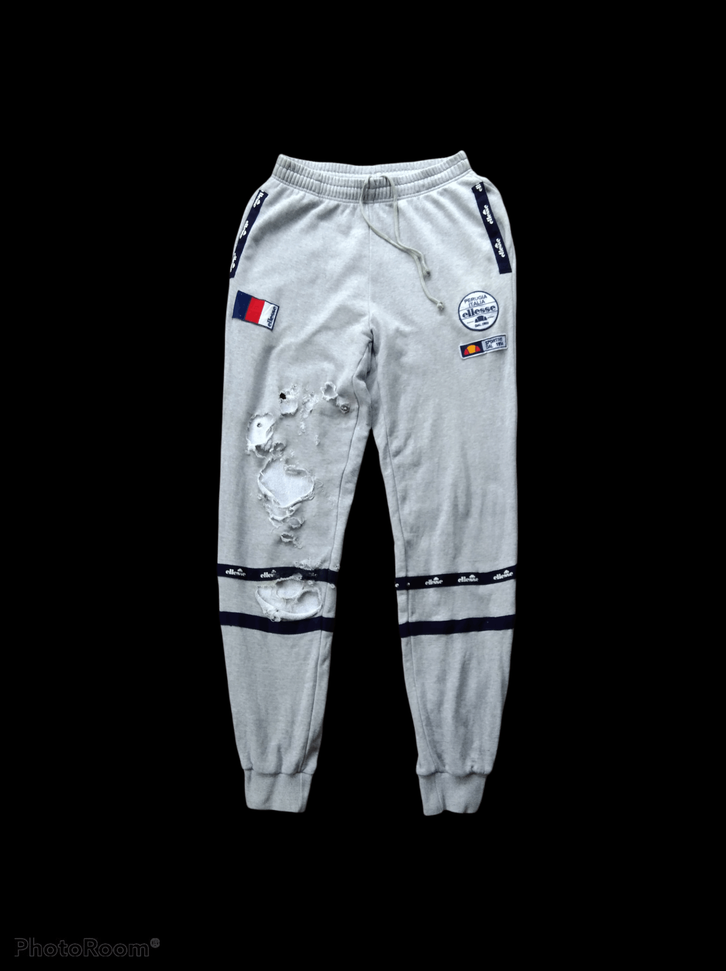 Ellesse × Vintage (SIZE 28-32)THRASH ELLESSE MADE IN JAPAN JOGGER PANTS Size US 28 / EU 44 - 1 Thumbnail