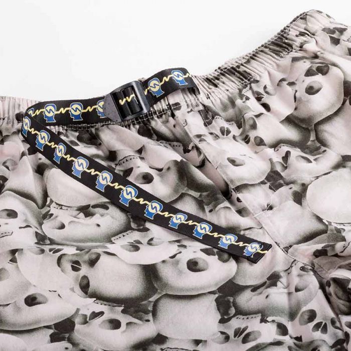 Brain Dead BRAIN DEAD SKULLS TWILL RELAXED NYLON BELTED PANTS XXL Size US 38 / EU 54 - 14 Thumbnail