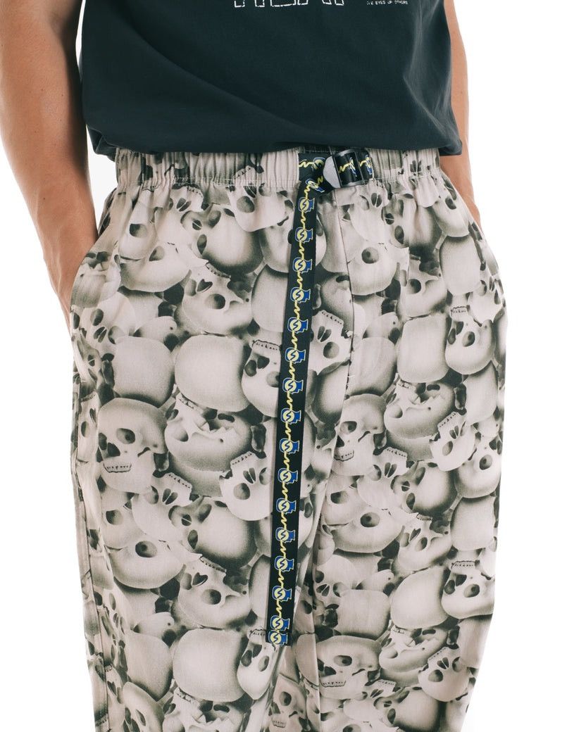 Brain Dead BRAIN DEAD SKULLS TWILL RELAXED NYLON BELTED PANTS XXL Size US 38 / EU 54 - 8 Thumbnail