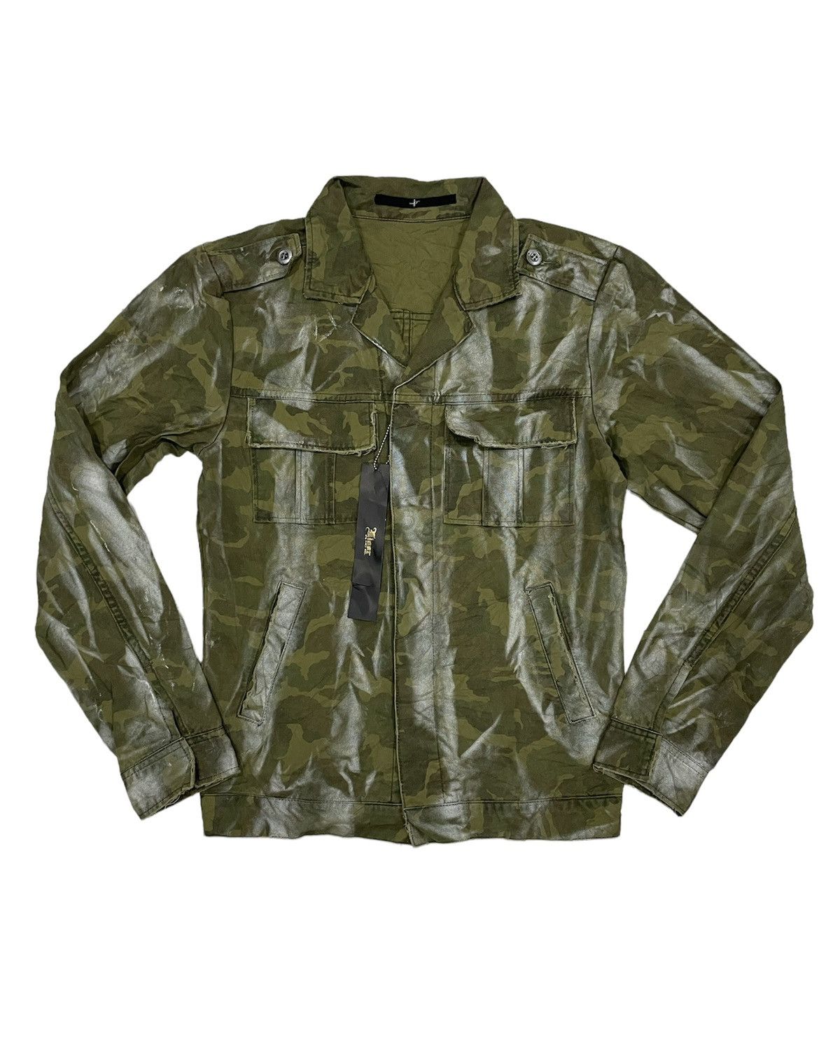 image of Archival Clothing Archival Japanese Designer No Id Camouflage Type3 Jacket Xs, Men's