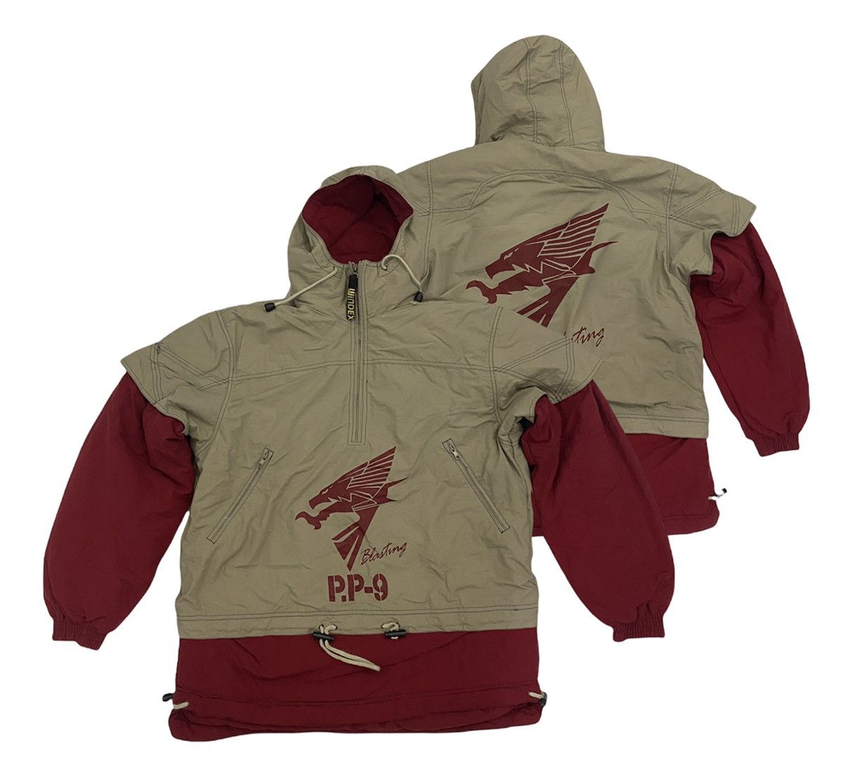 Japanese Brand Windex Racing Big Logo Puffer Jacket Size US L / EU 52-54 / 3 - 1 Thumbnail