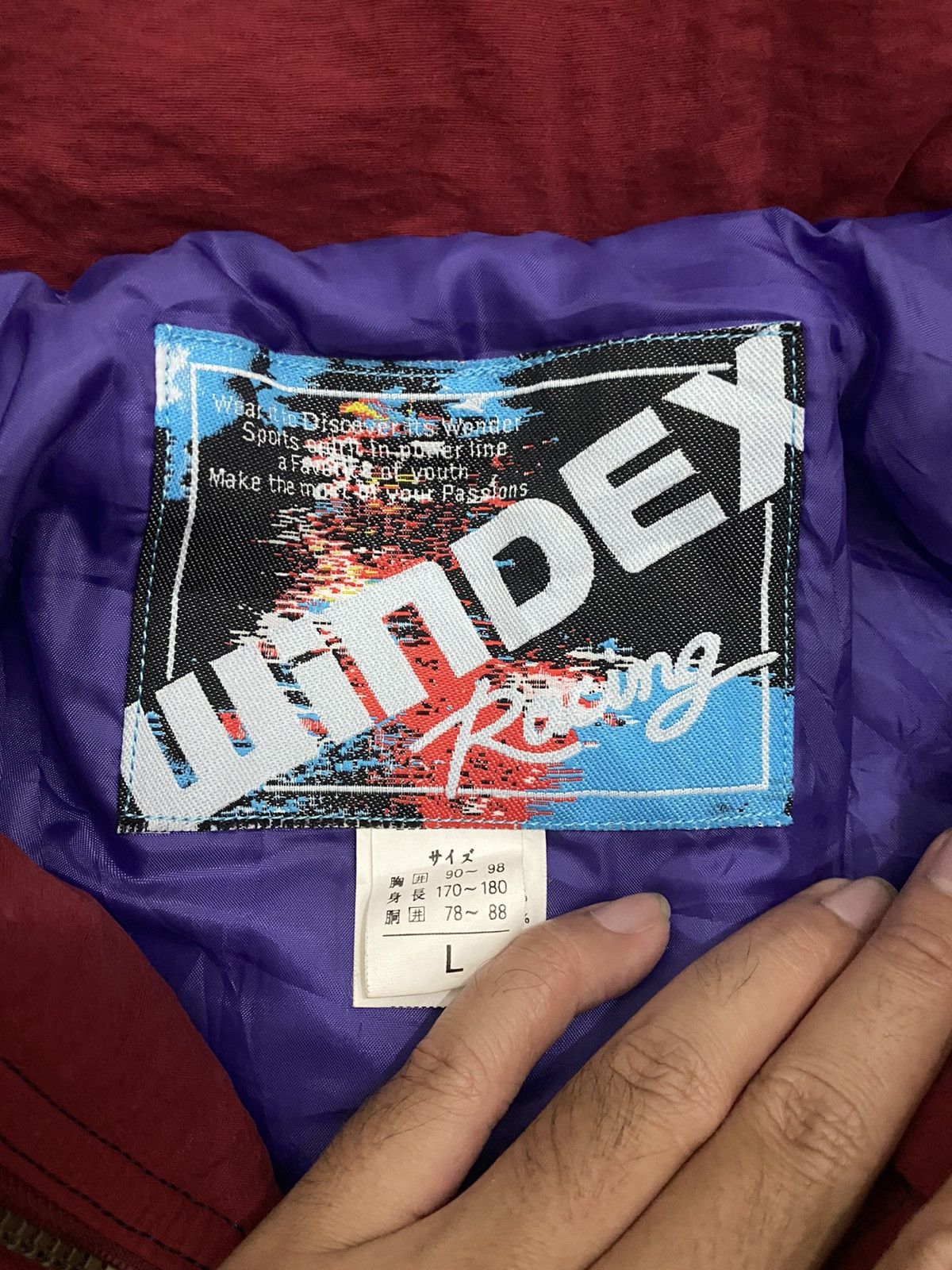 Japanese Brand Windex Racing Big Logo Puffer Jacket Size US L / EU 52-54 / 3 - 10 Thumbnail
