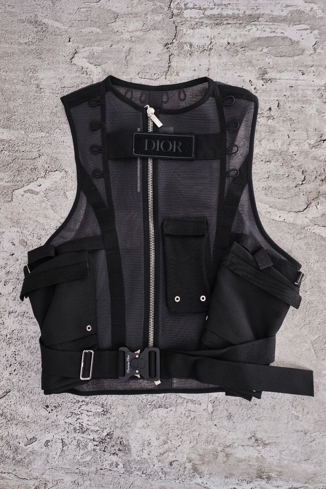 Dior BNWT DIOR BLACK ICONIC TACTICAL VEST WITH ALYX PATCH 50IT