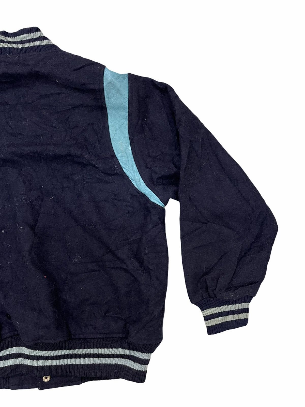 Vintage VINTAGE SWEAT & COMPANY VARSITY JACKET LEATHER TRIMMED Size US S / EU 44-46 / 1 - 6 Thumbnail