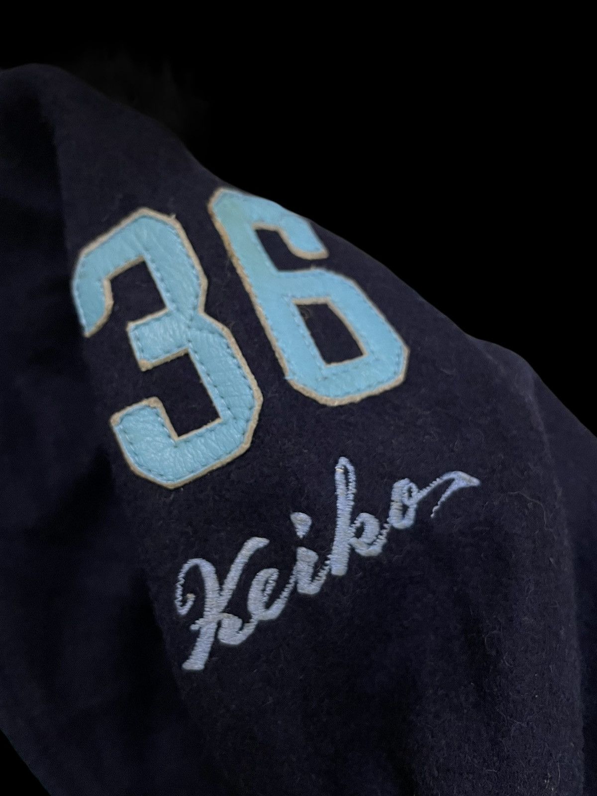 Vintage VINTAGE SWEAT & COMPANY VARSITY JACKET LEATHER TRIMMED Size US S / EU 44-46 / 1 - 4 Thumbnail