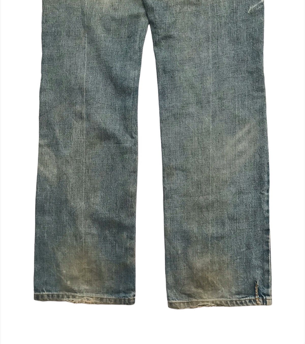 ELEMENT SKATEBOARD BUCKLE BACK DISTRESSES JEANS