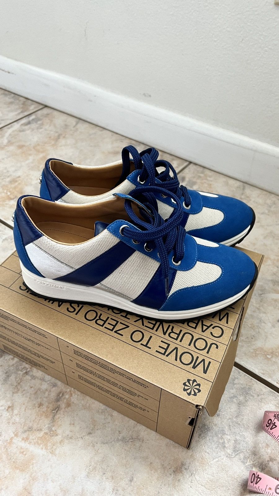 LONGCHAMP trainers BLUE SIZE 5US
