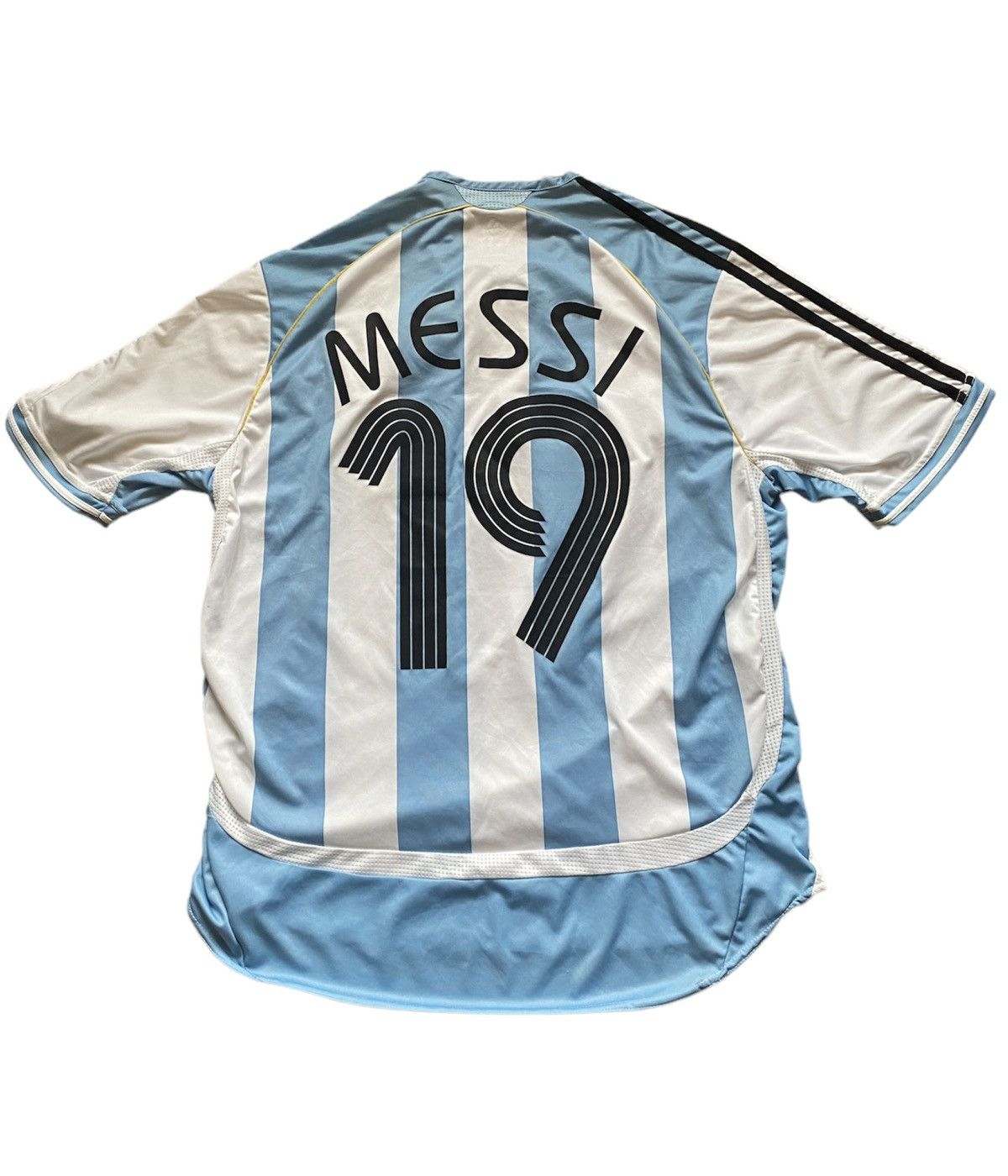 Adidas × Soccer Jersey × Vintage Argentina Messi #19 football soccer ...