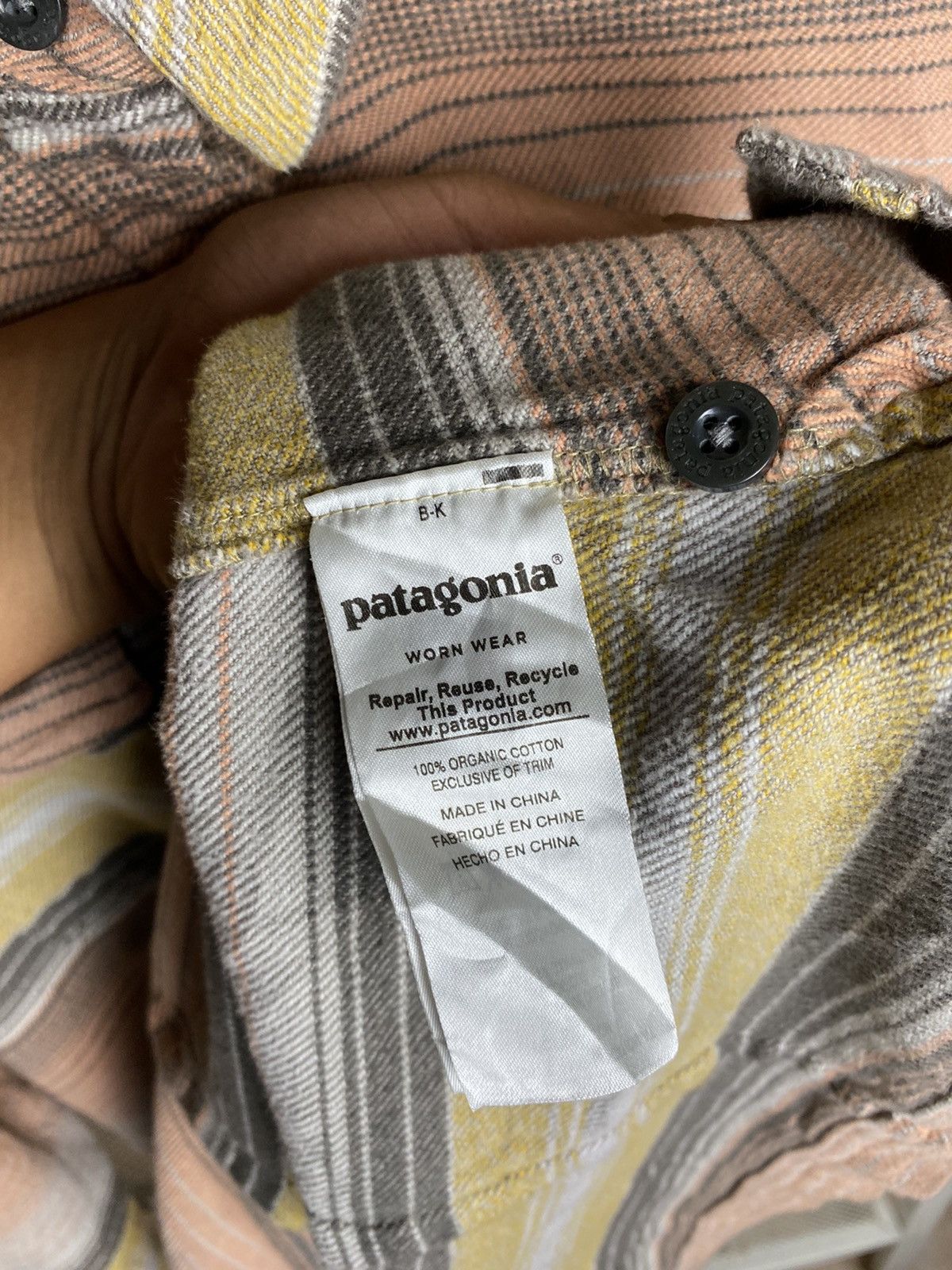 Flannel × Patagonia × Vintage Patagonia Striped Flannel Shirt Size S / US 4 / IT 40 - 7 Thumbnail